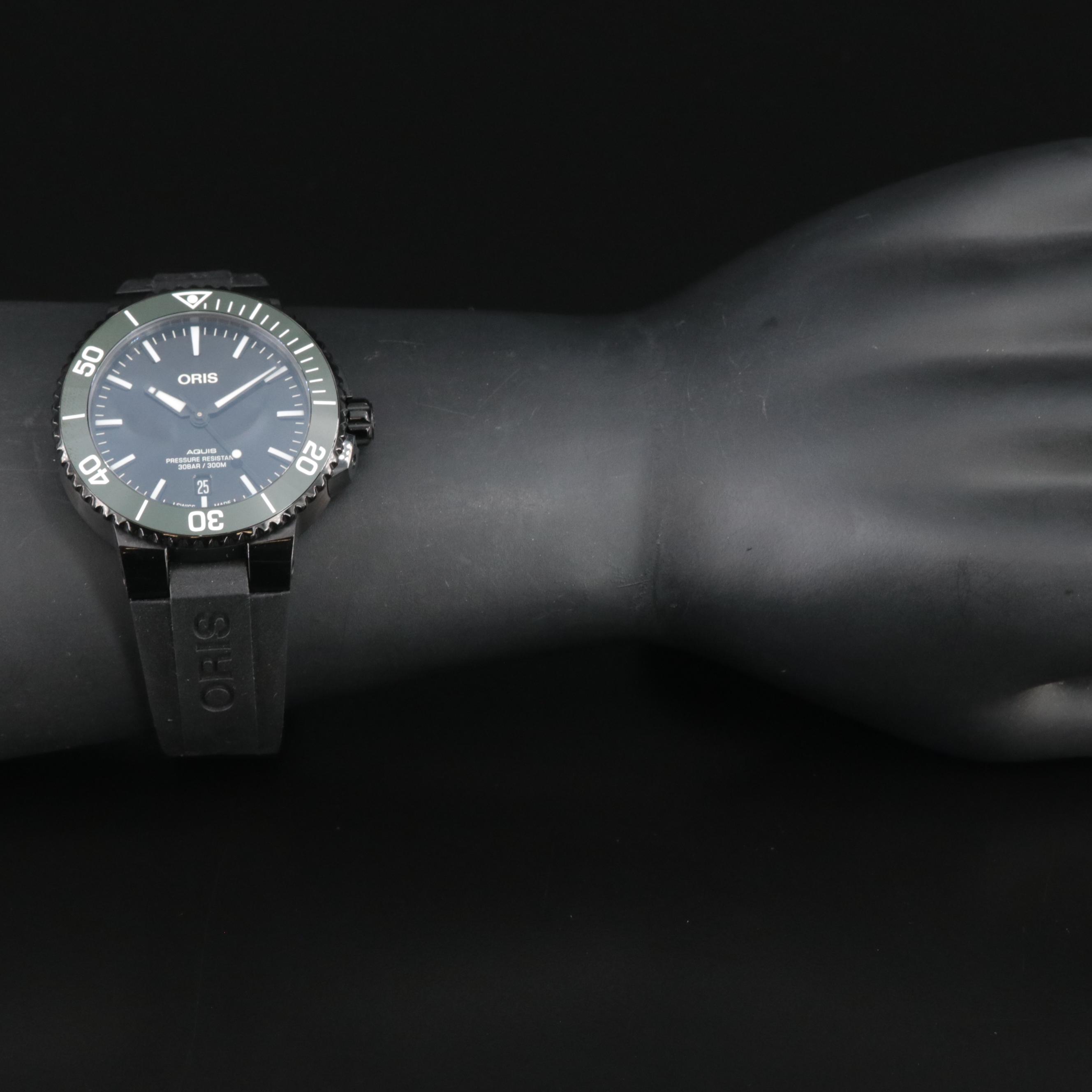 Oris Aquis Date DLC Steel Automatic Watch