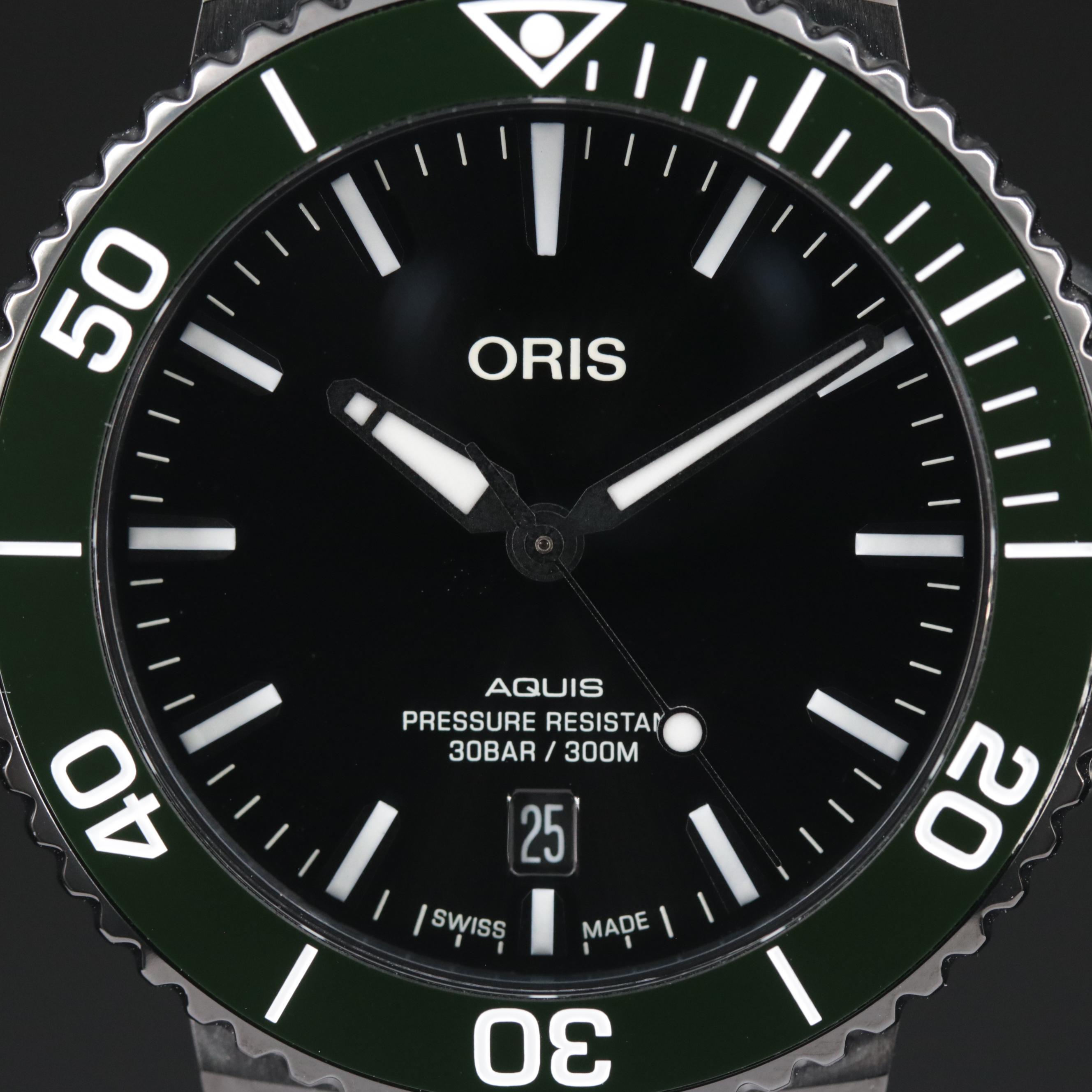 Oris Aquis Date DLC Steel Automatic Watch
