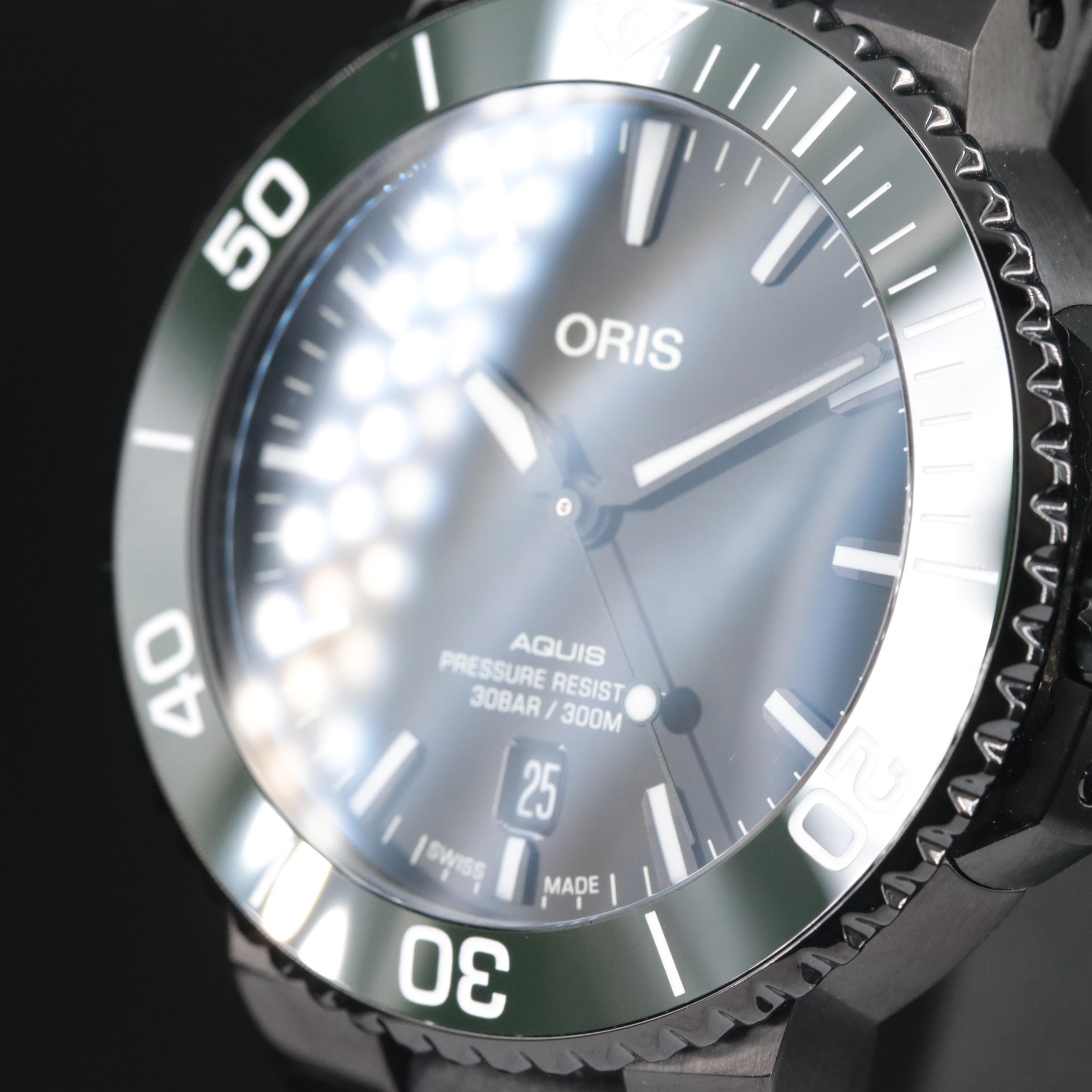 Oris Aquis Date DLC Steel Automatic Watch