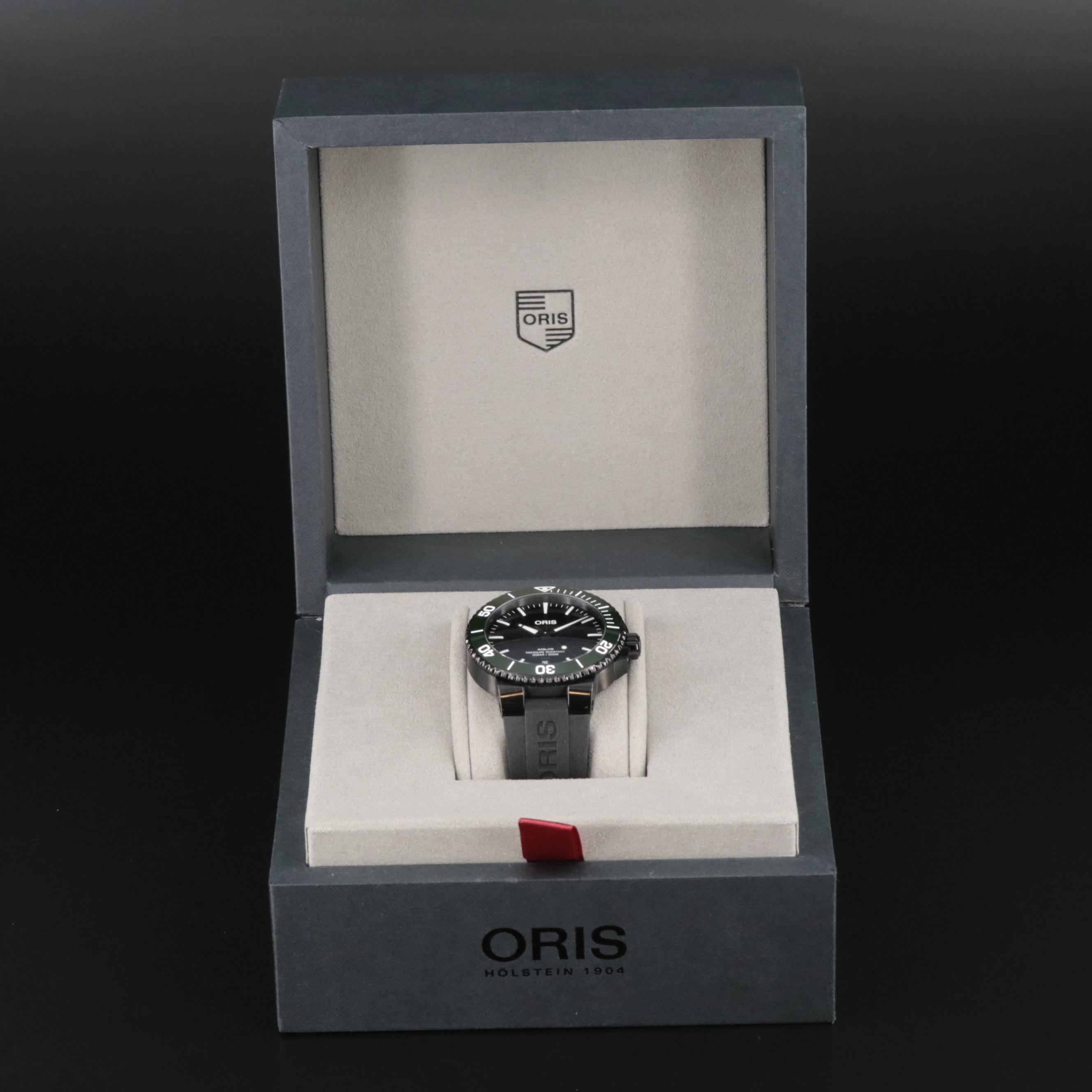 Oris Aquis Date DLC Steel Automatic Watch