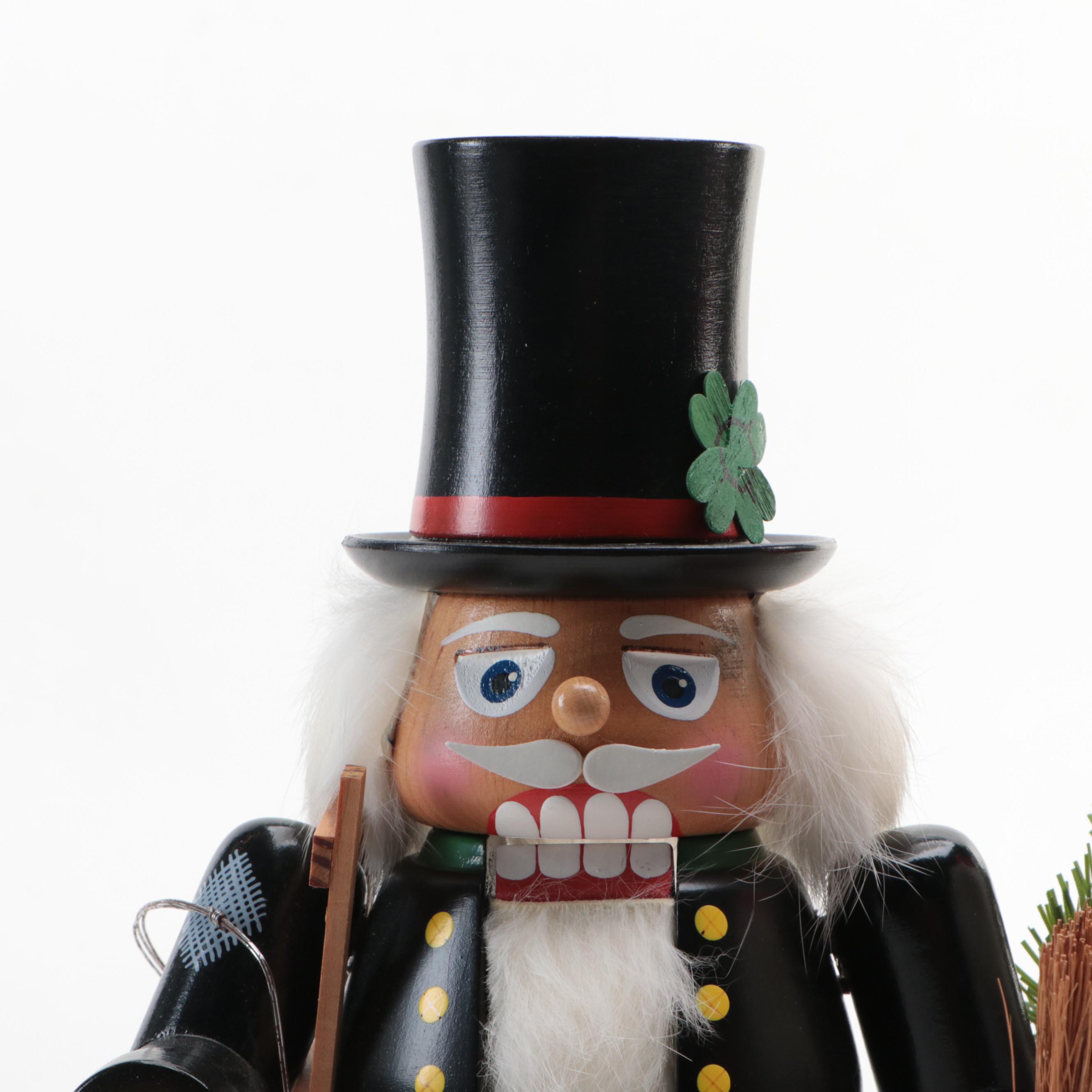 Steinbach and KWO Handcrafted Novelty Wood Nutcrackers