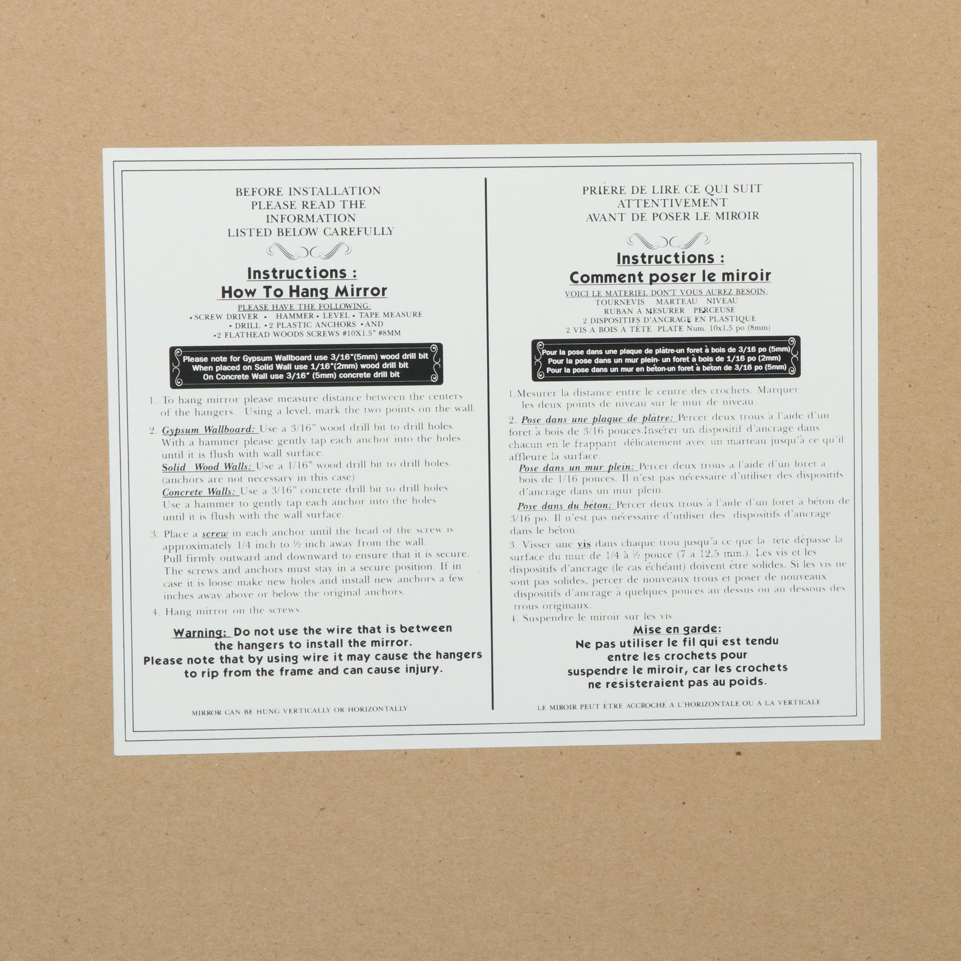 Legacy Classic Furniture White-Painted Chest of Drawers w/ Sheffield Home Mirror