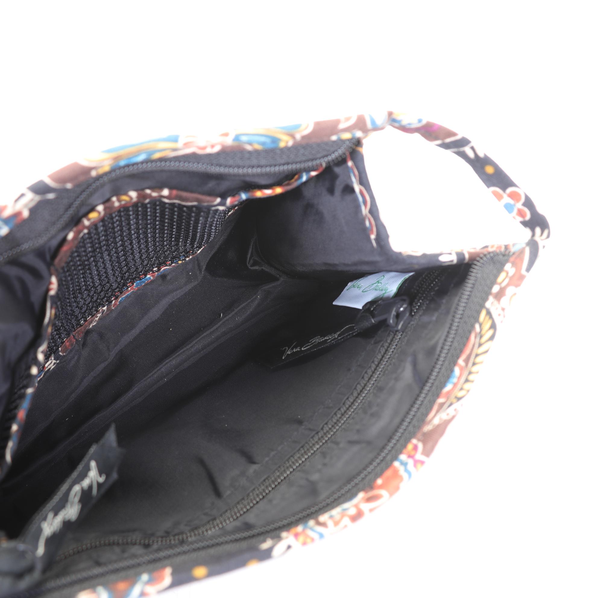 Vera Bradley "Chestnut" Tote in Khaki and Makeup Bag in "Kensington"