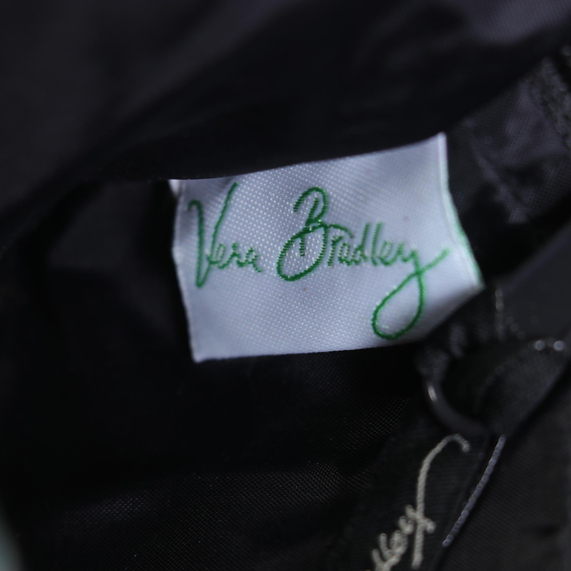 Vera Bradley "Chestnut" Tote in Khaki and Makeup Bag in "Kensington"