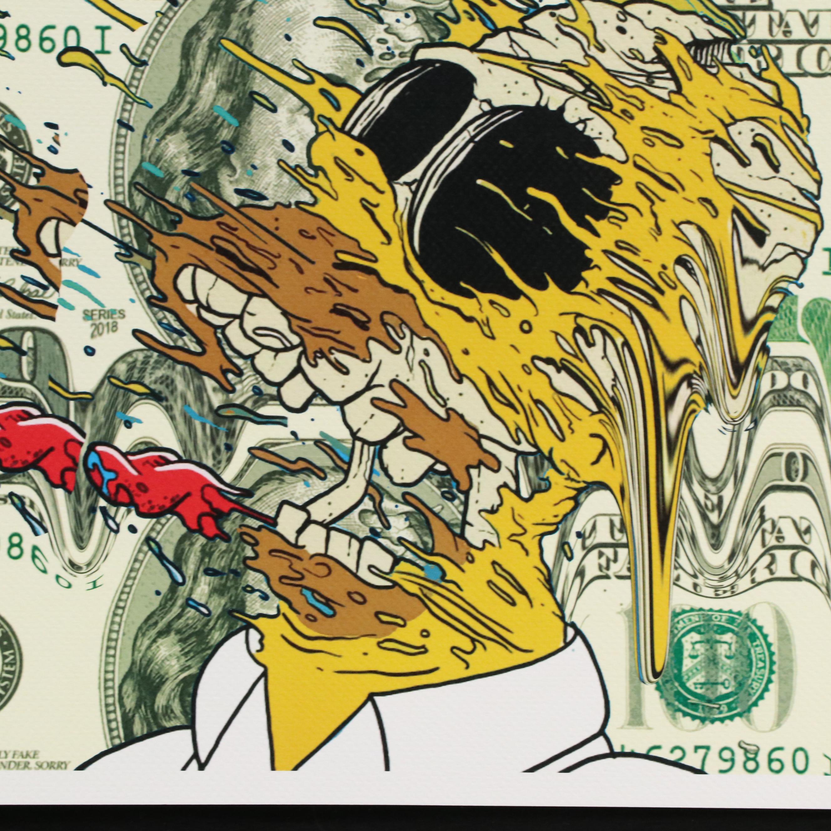 Death NYC Graphic Digital Print Featuring Matt Gondek x Homer Simpson, 2023