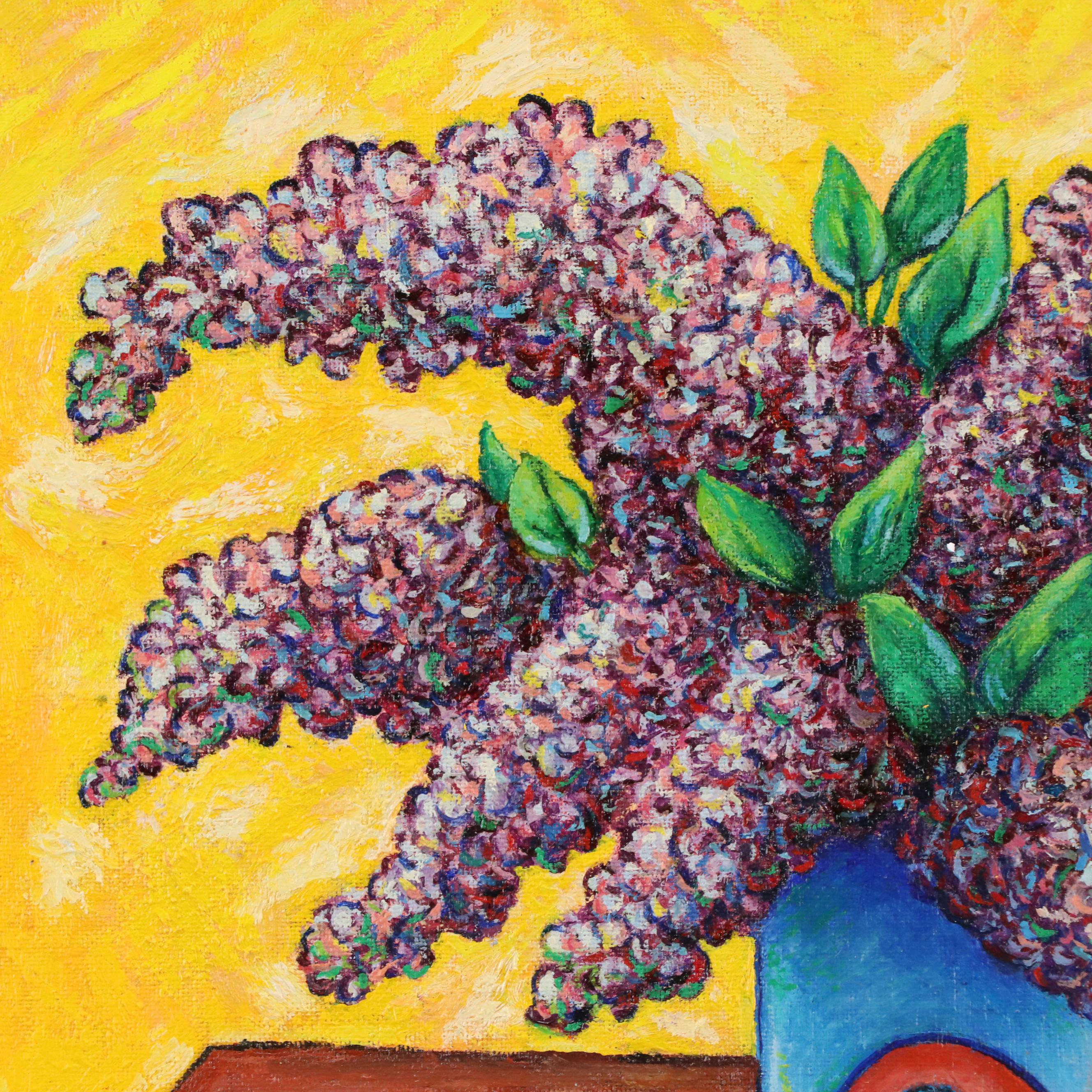 J. Thomas Watkins Surrealist Oil Painting "Artist at Piano Still Life," 1995