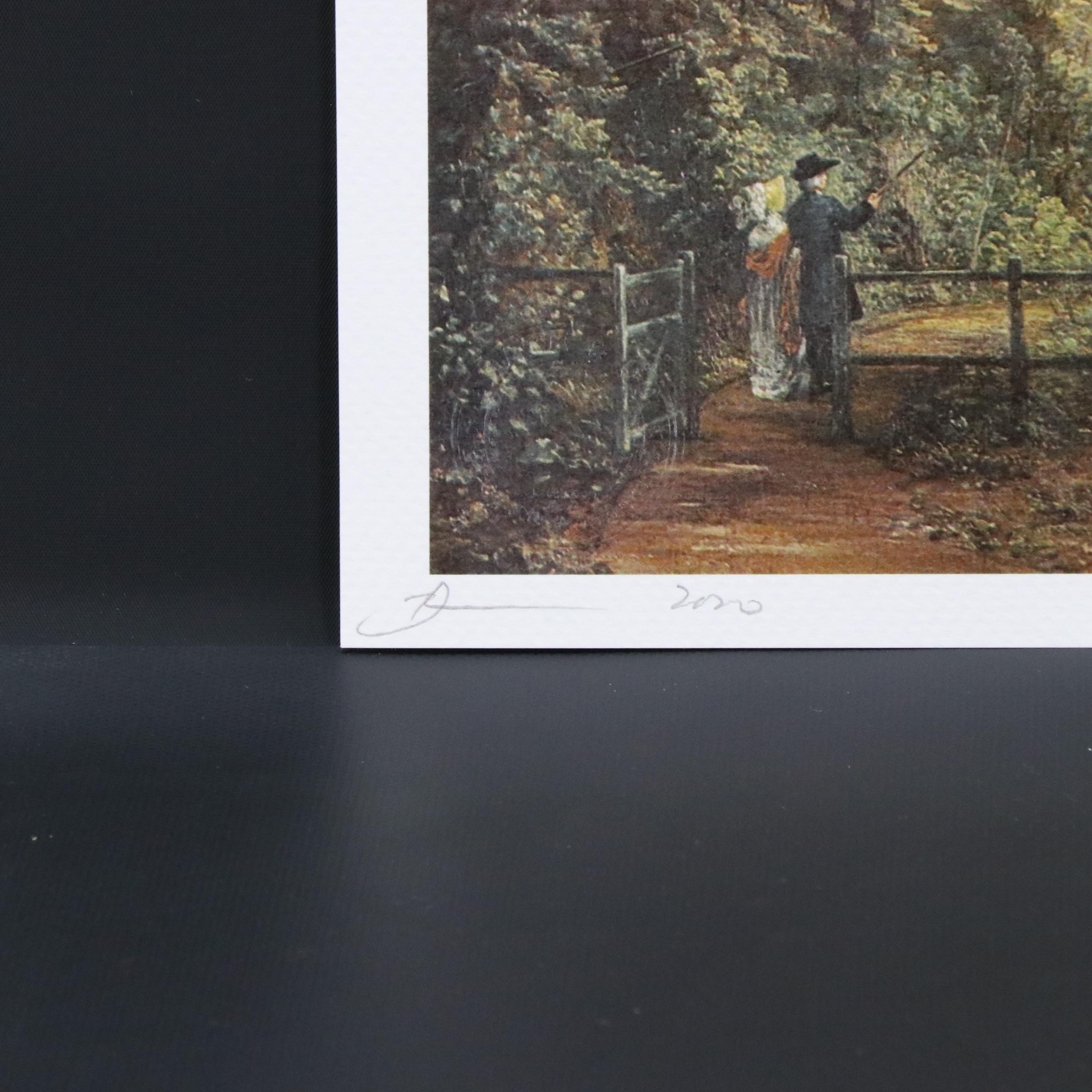 Death NYC Graphic Digital Print John Constable x Zombies, 2020