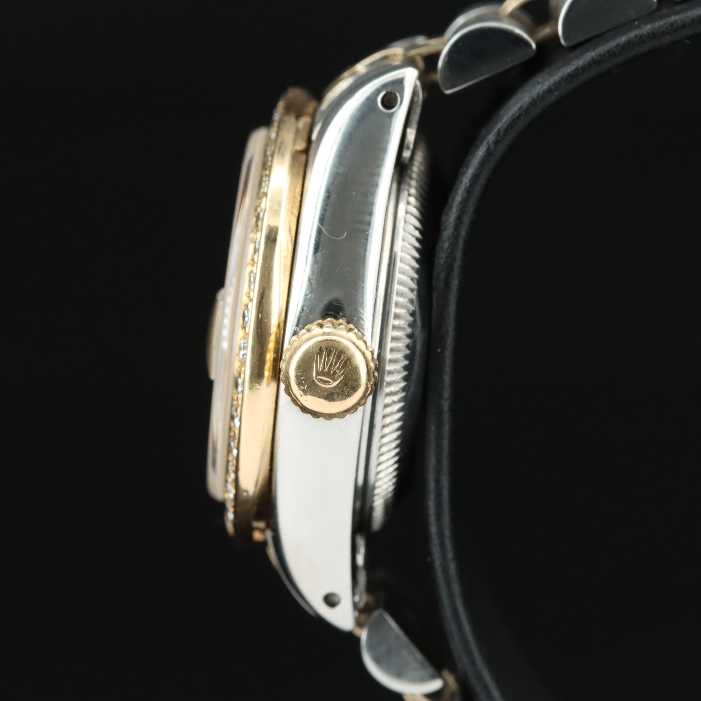 Rolex Datejust 69173 Custom Diamond Set Watch