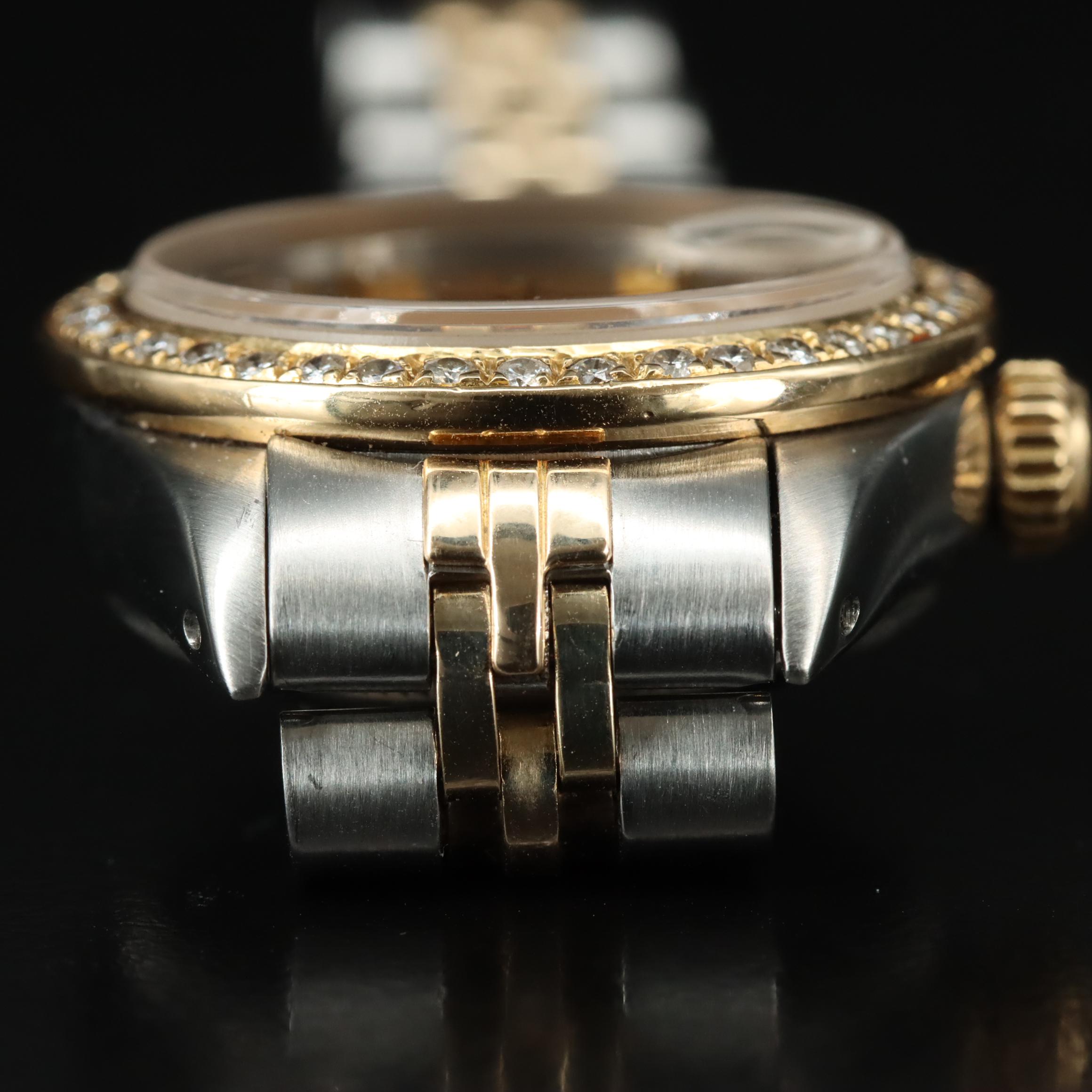 Rolex Datejust 69173 Custom Diamond Set Watch