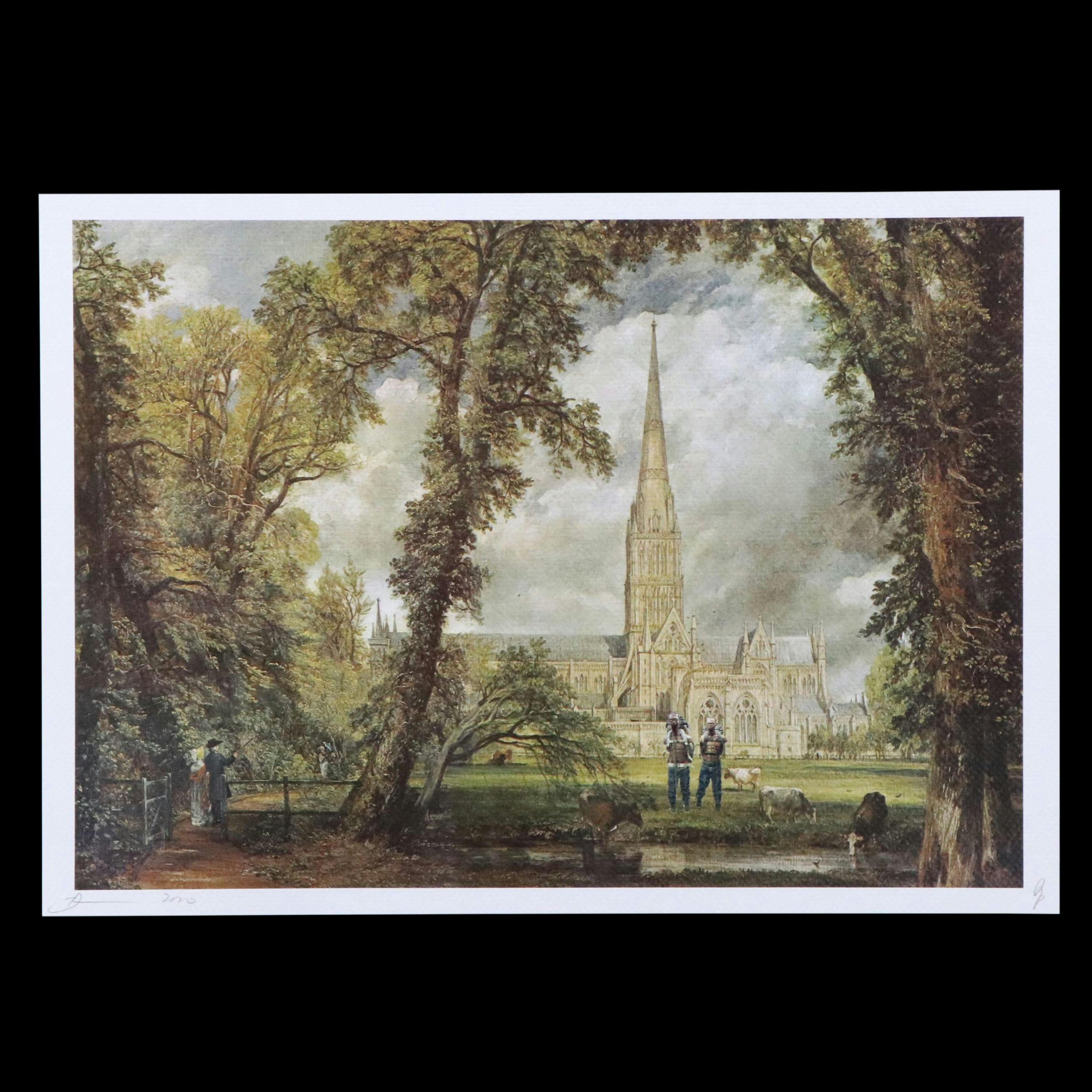 Death NYC Graphic Digital Print John Constable x Zombies, 2020