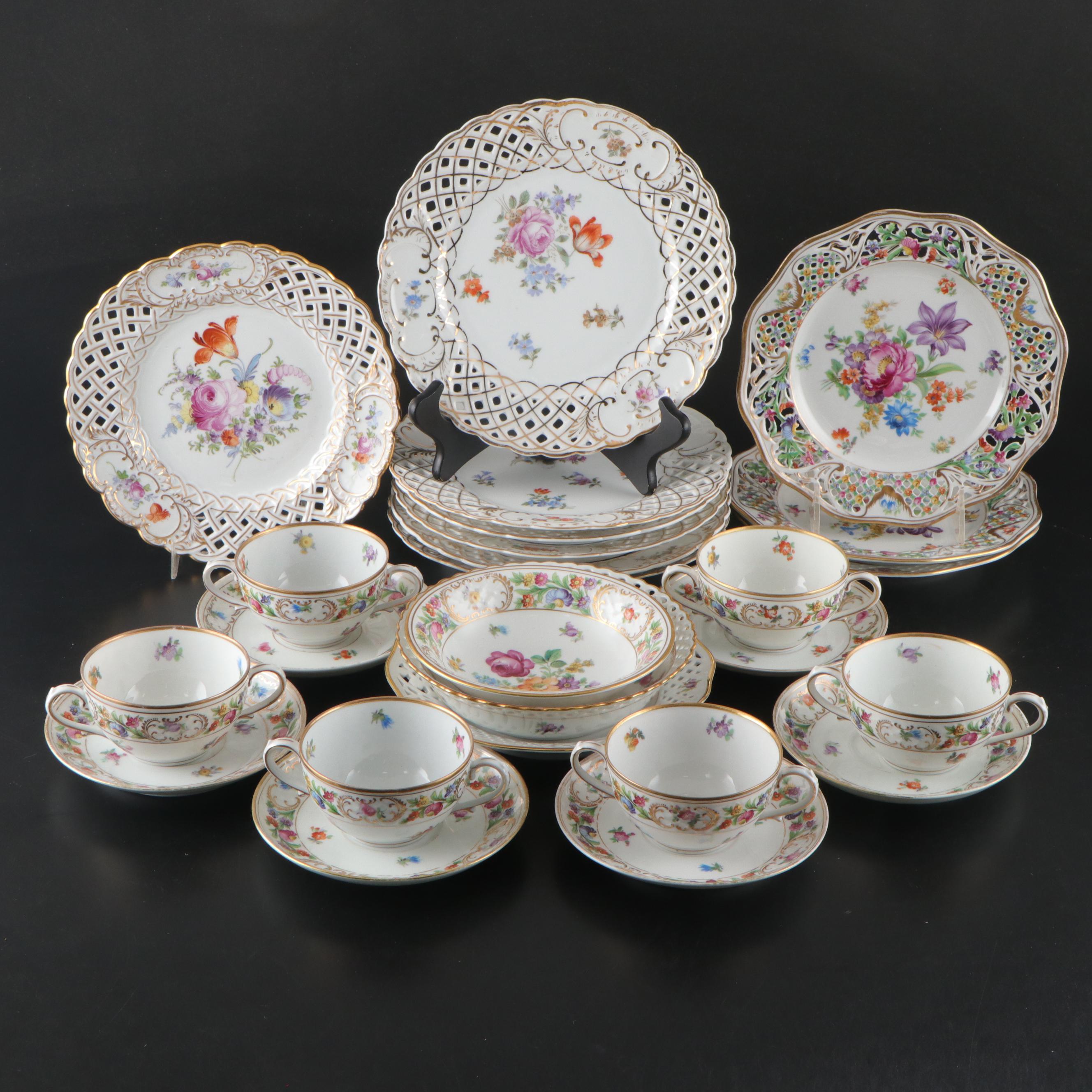 Schumann- Bavaria "Empress Dresden" and "Chateau Dresden" Porcelain Dinnerware