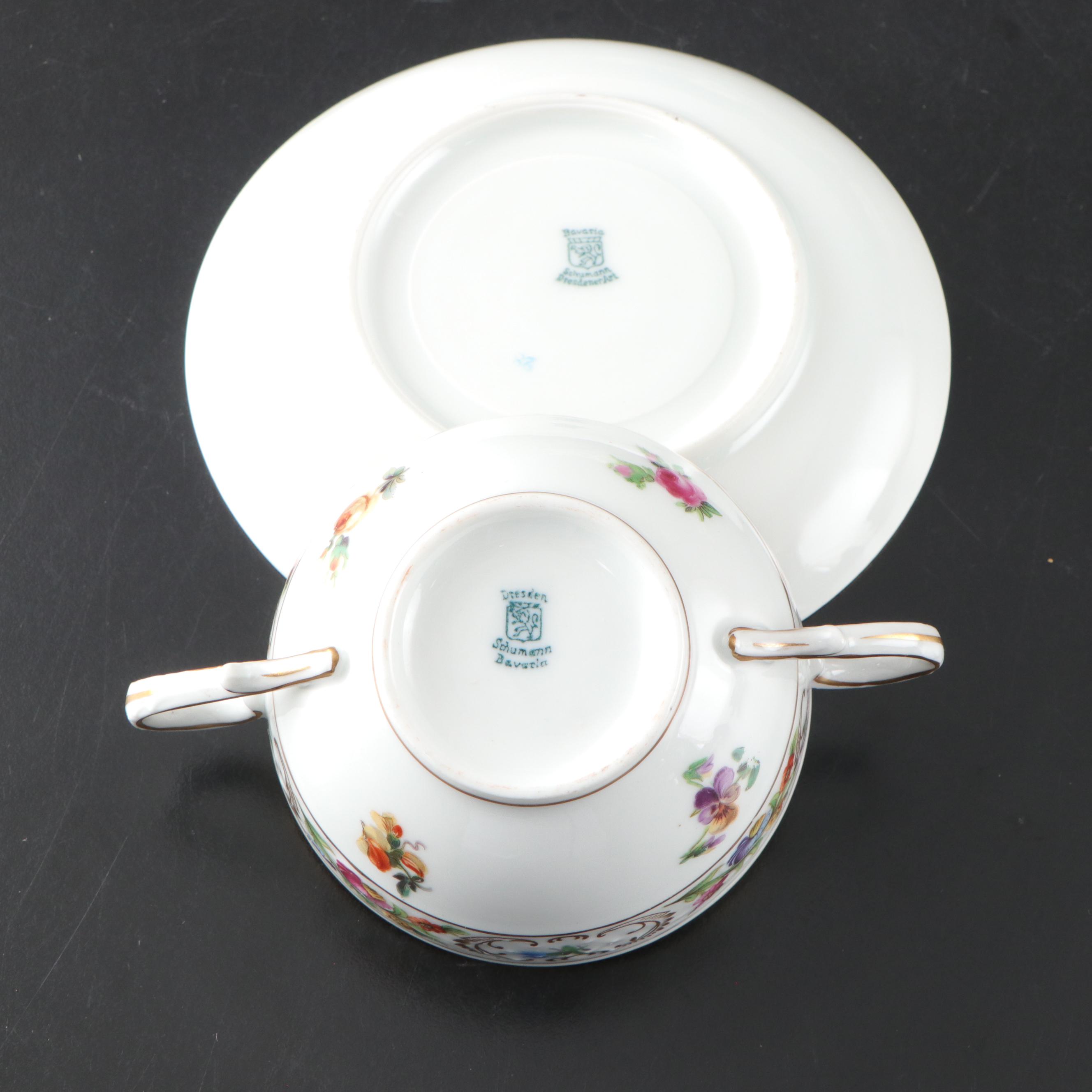Schumann- Bavaria "Empress Dresden" and "Chateau Dresden" Porcelain Dinnerware