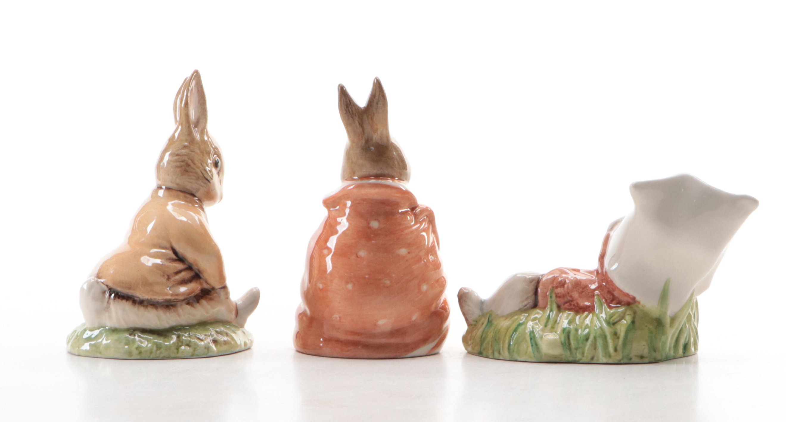 Royal Albert Beatrix Potter Porcelain Figurines Incl. Tom Thumb, Peter Rabbit