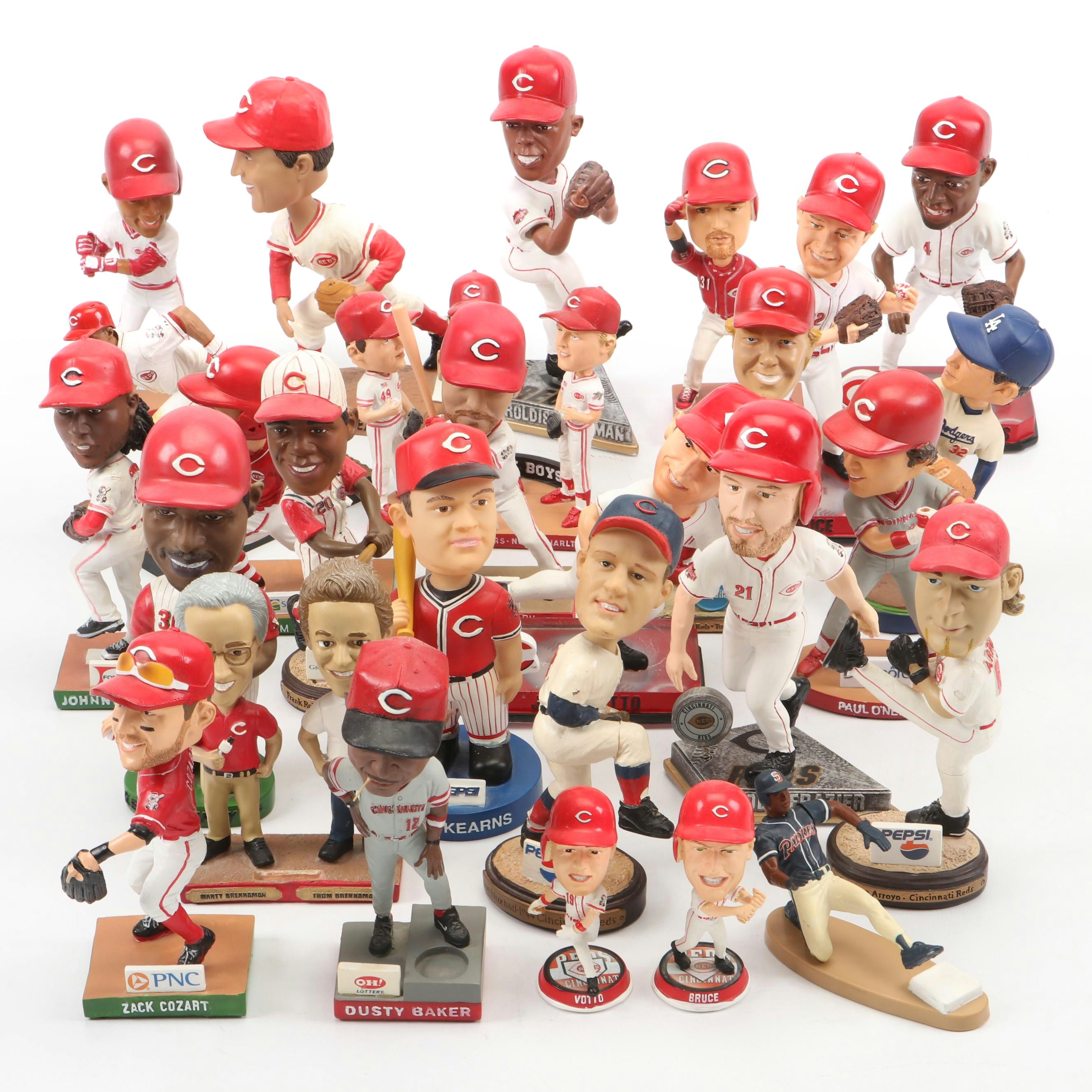 Cincinnati Reds Bobbleheads Featuring Frank Robinson, Joey Votto, and More  | Everything But The House