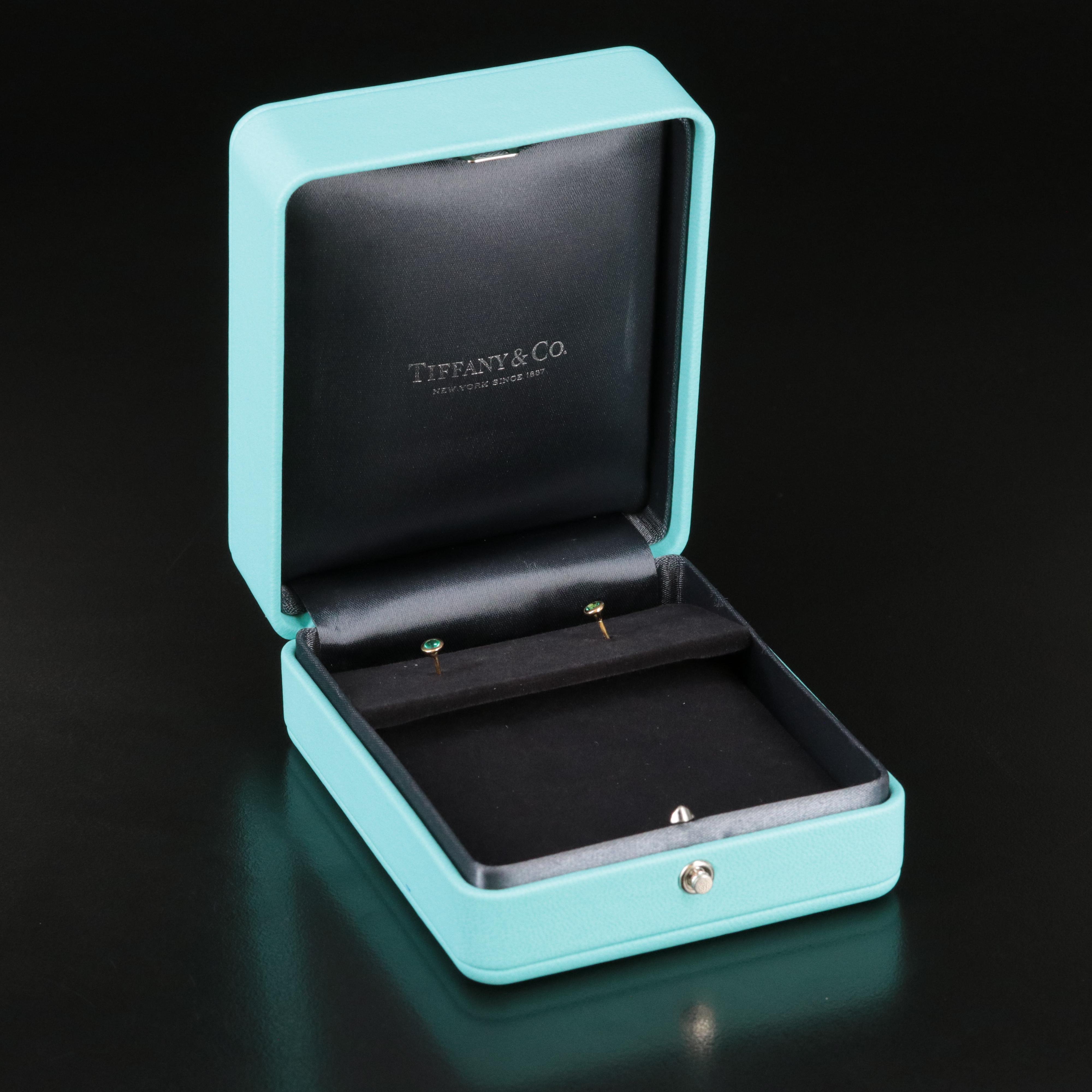 Elsa Peretti for Tiffany & Co. Color by the Yard 18K Emerald Earrings