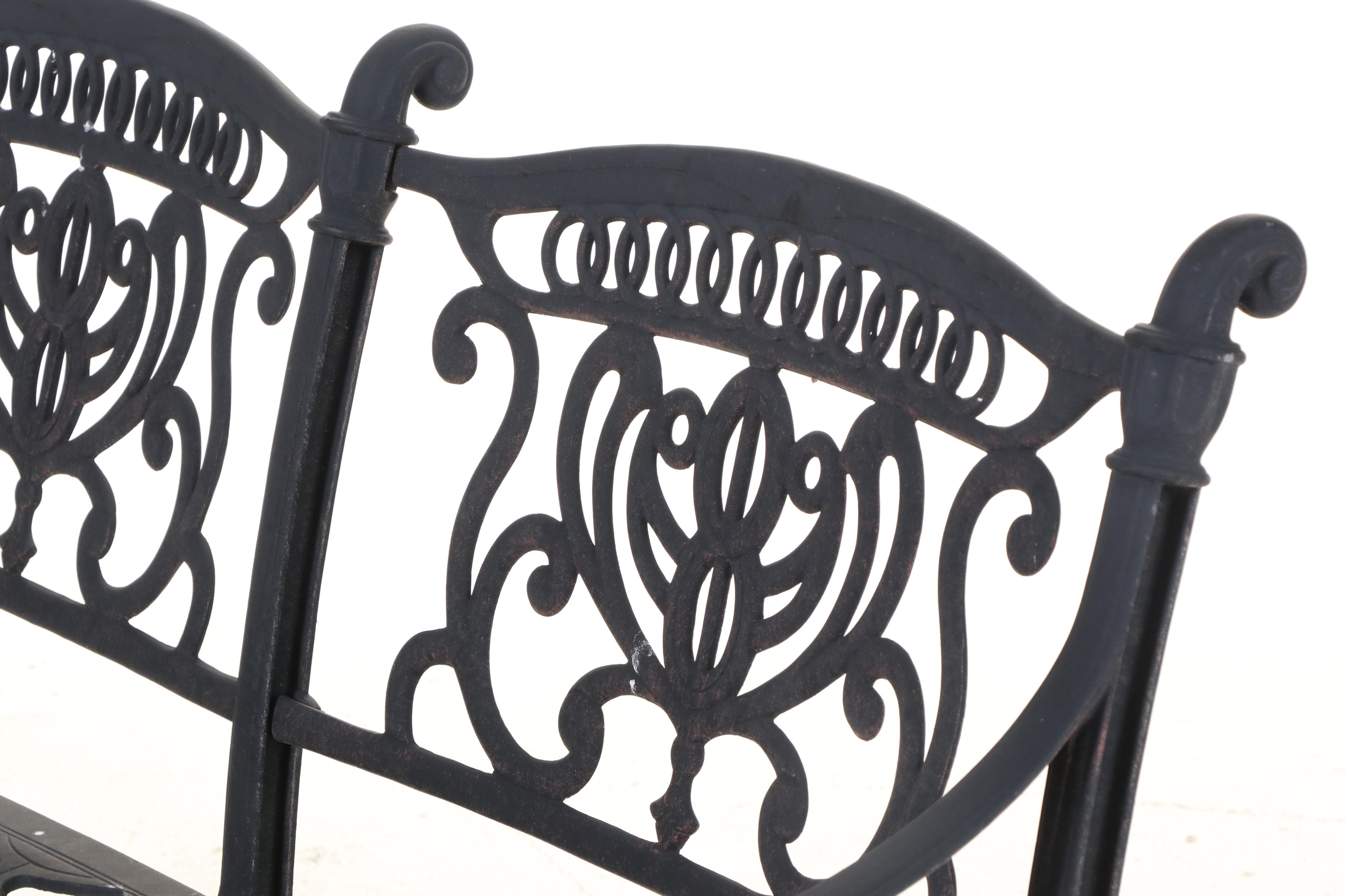 Three-Piece Hanamint Powder-Coated and Cast Aluminum Patio Seating Set