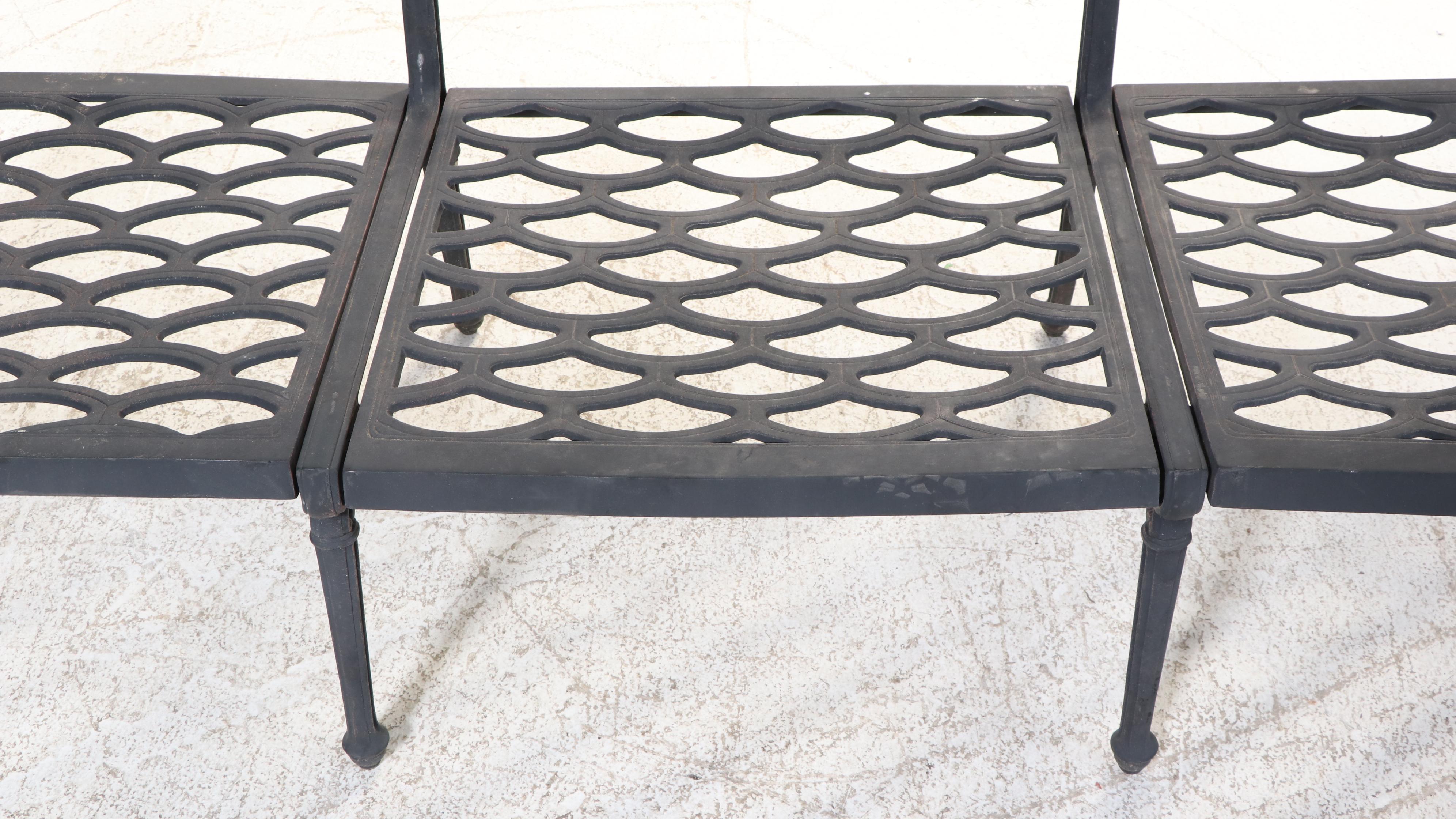 Three-Piece Hanamint Powder-Coated and Cast Aluminum Patio Seating Set