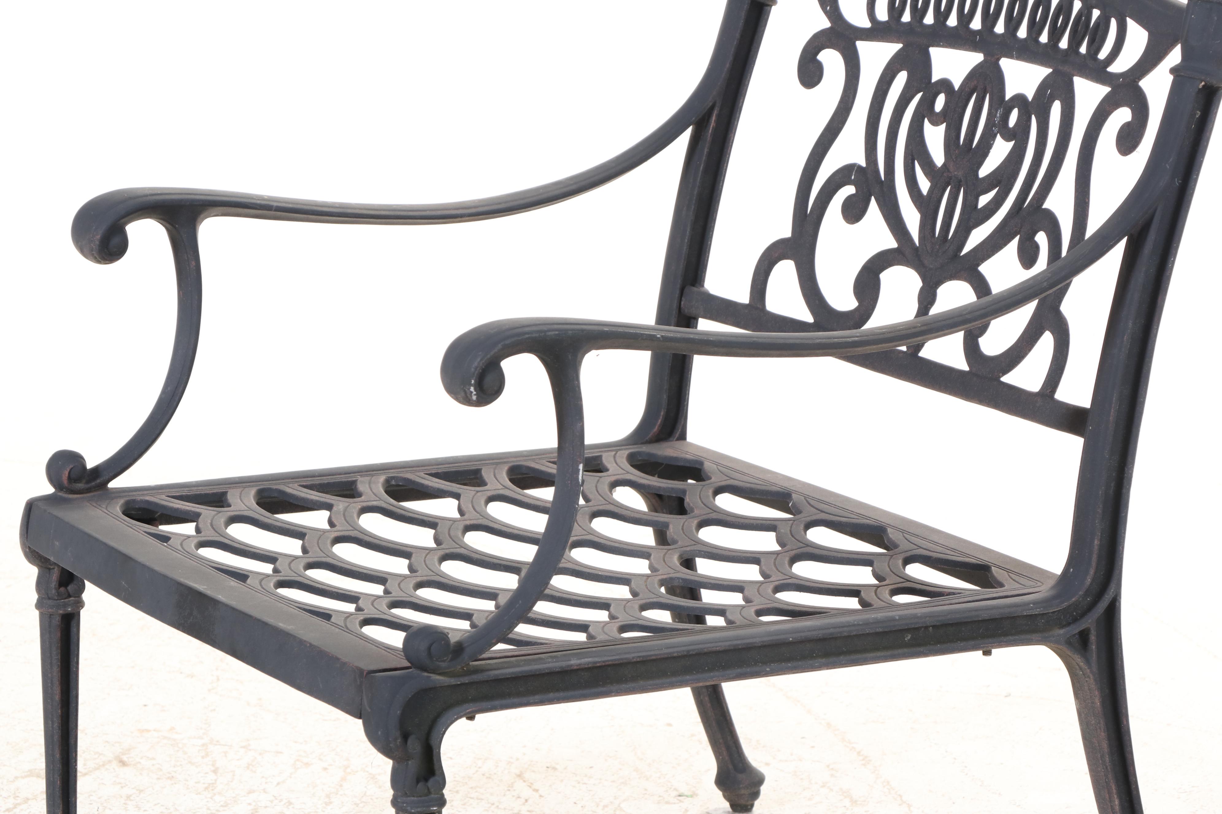 Three-Piece Hanamint Powder-Coated and Cast Aluminum Patio Seating Set