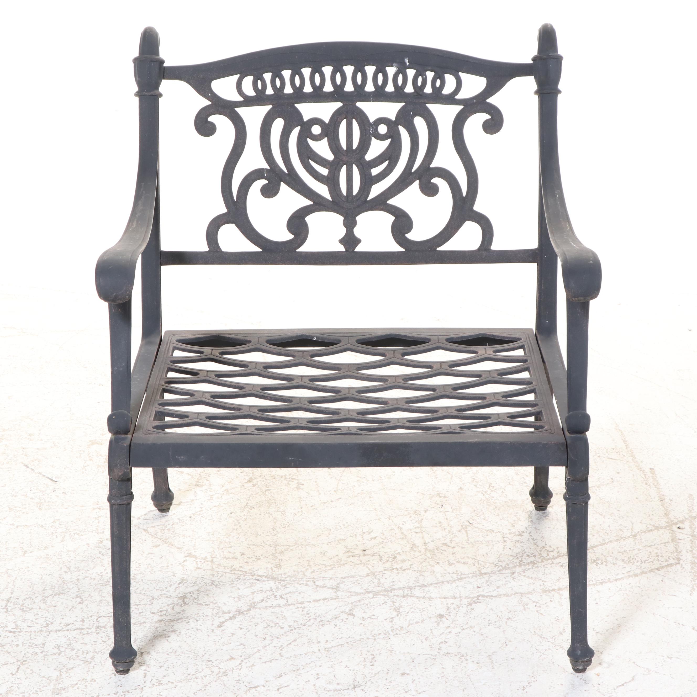 Three-Piece Hanamint Powder-Coated and Cast Aluminum Patio Seating Set