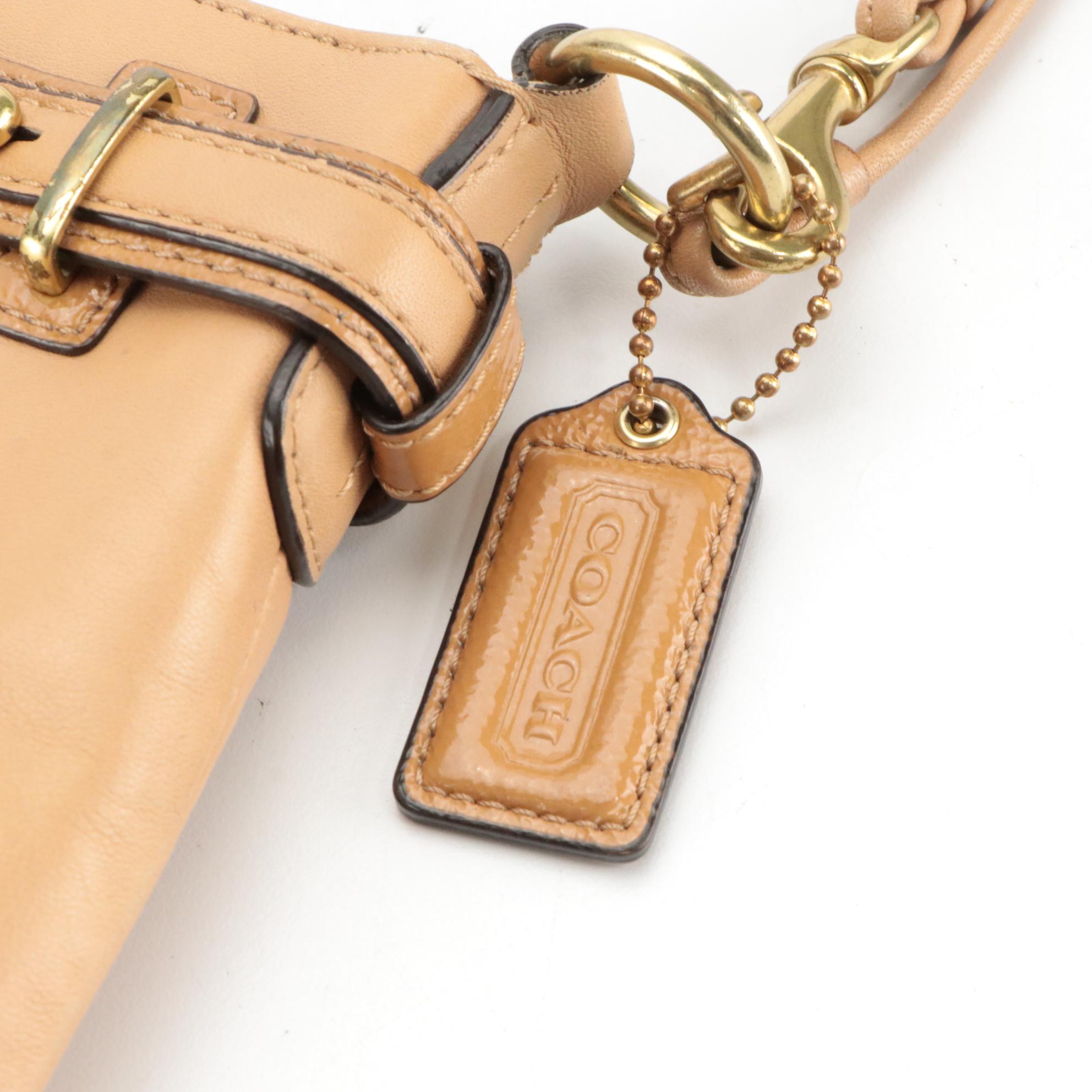 Coach Carly 10615 Leather Bag and 44808 Bag with Snake Effect Trim