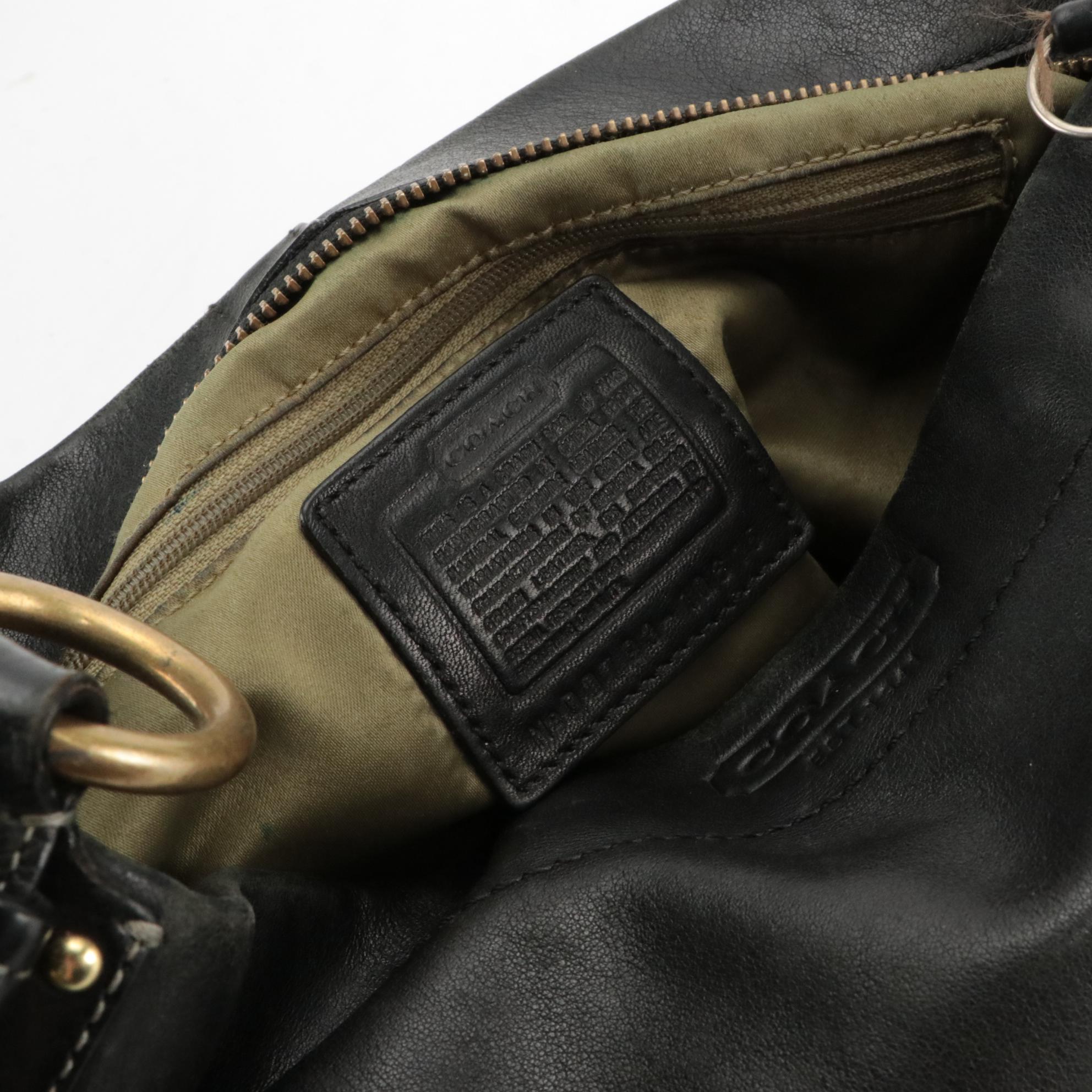 Coach Carly 10615 Leather Bag and 44808 Bag with Snake Effect Trim