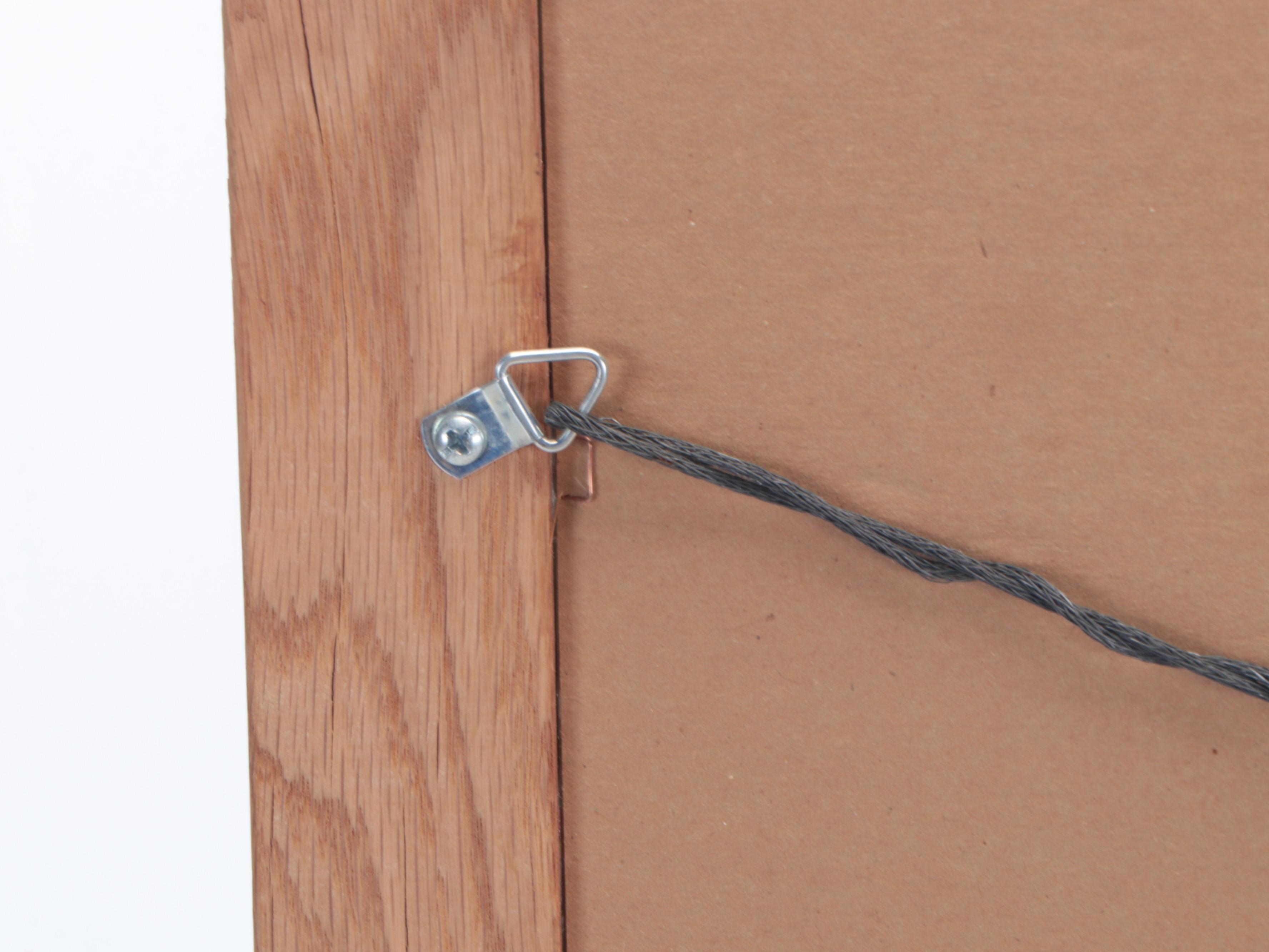 Budweiser Quail Offset Lithograph Bar Mirror in Oak Frame, Vintage