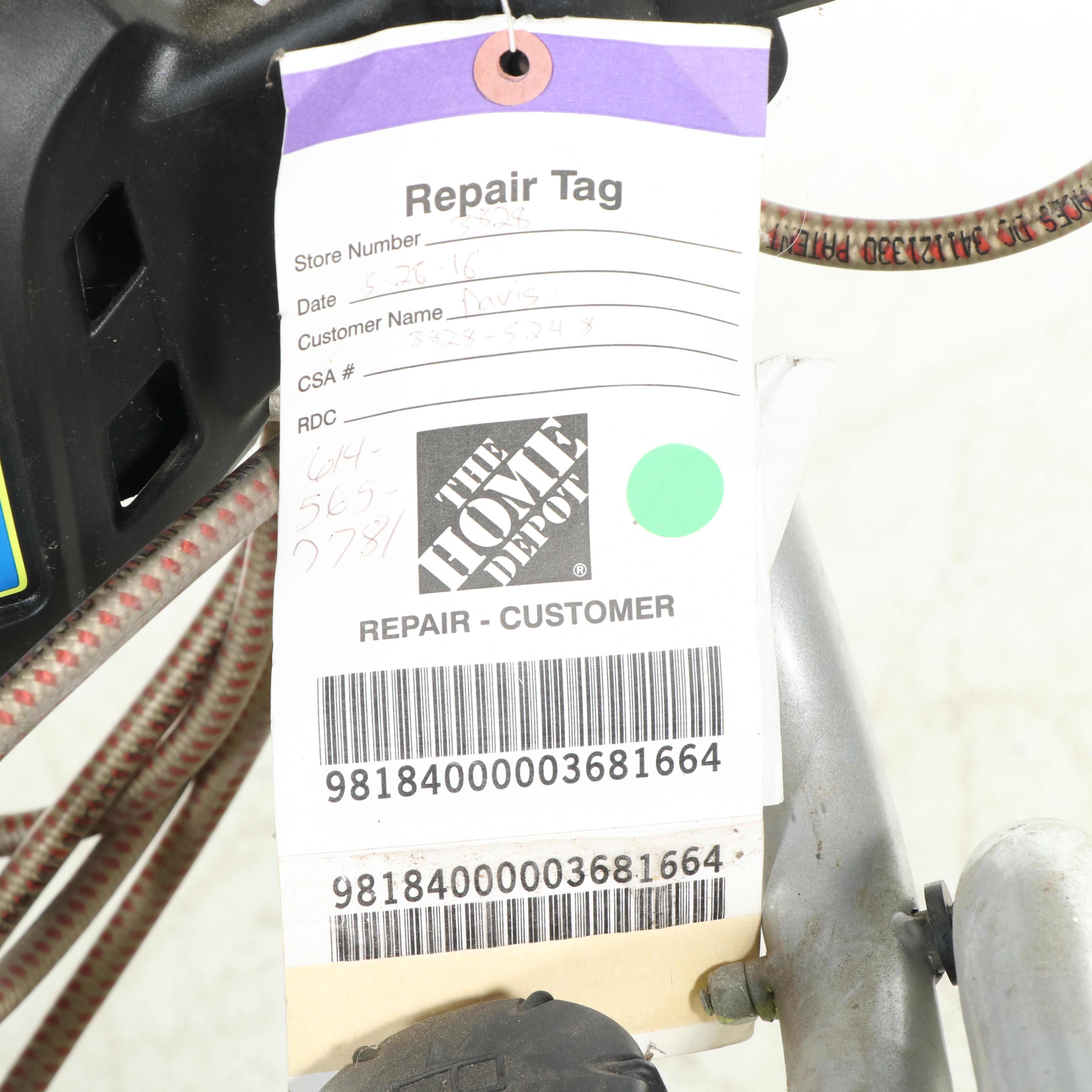 Ryobi 3100 PSI Pressure Washer