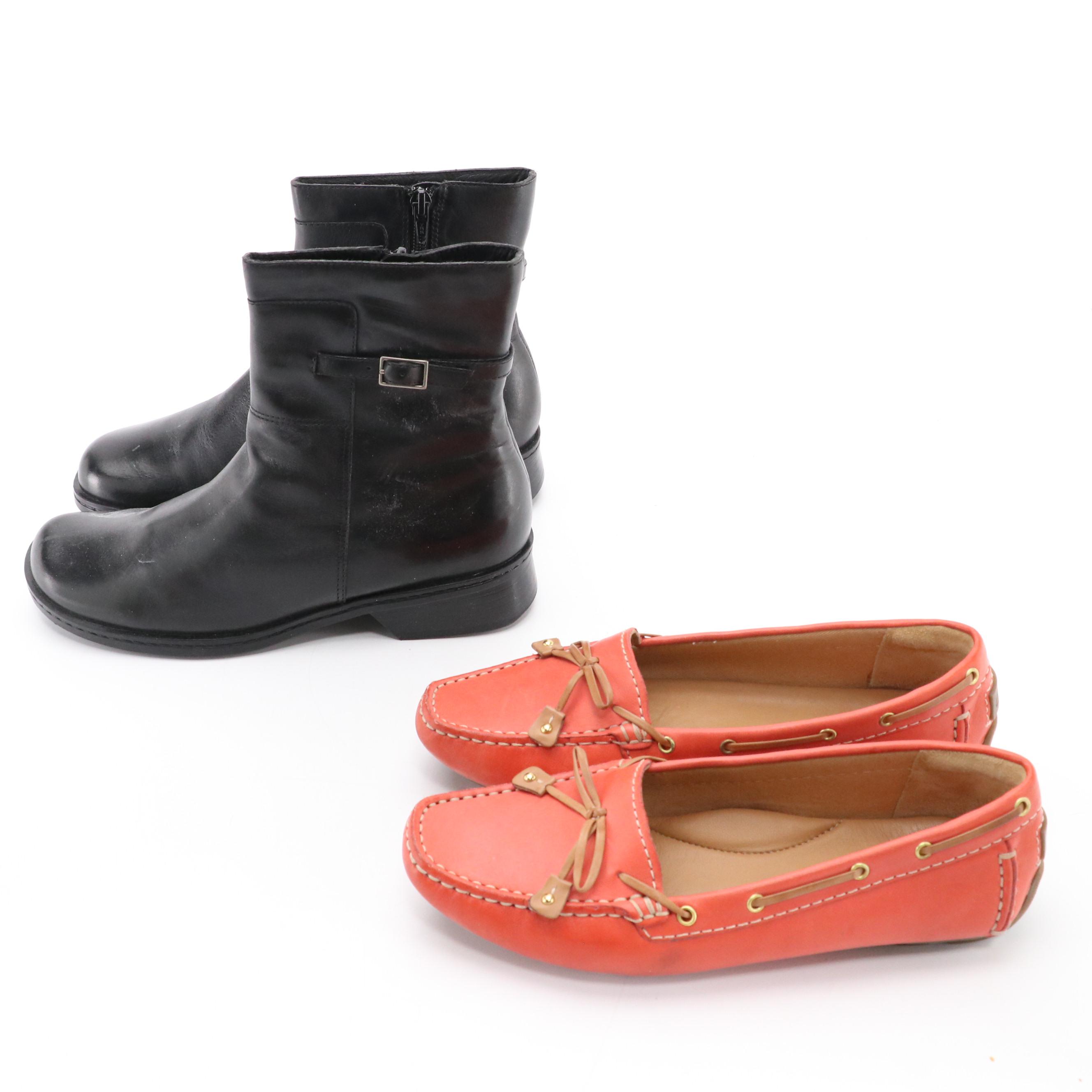 Clarks Artisan Dunbar Racer Driving Loafers and Clarks Black Lea District Boots