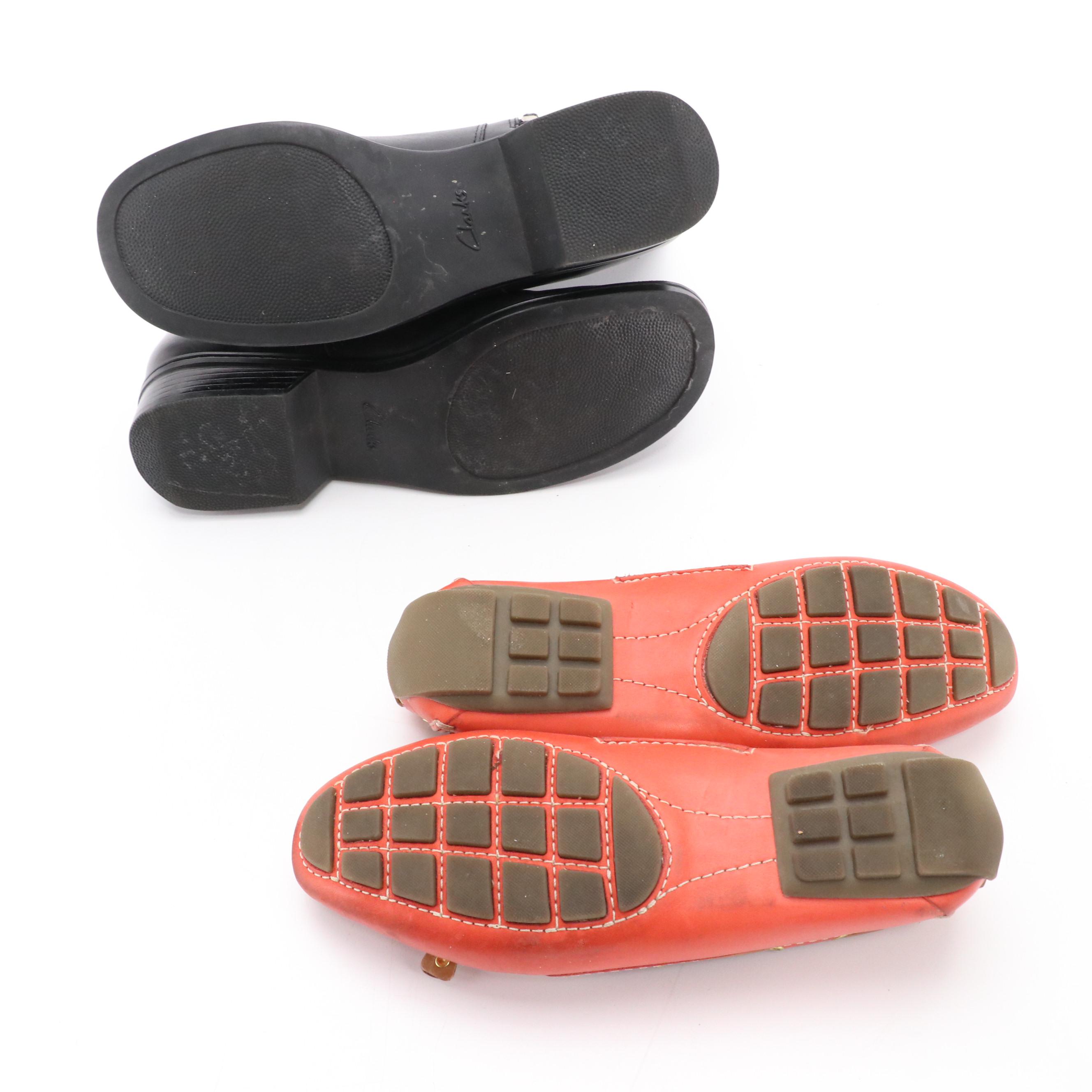 Clarks Artisan Dunbar Racer Driving Loafers and Clarks Black Lea District Boots