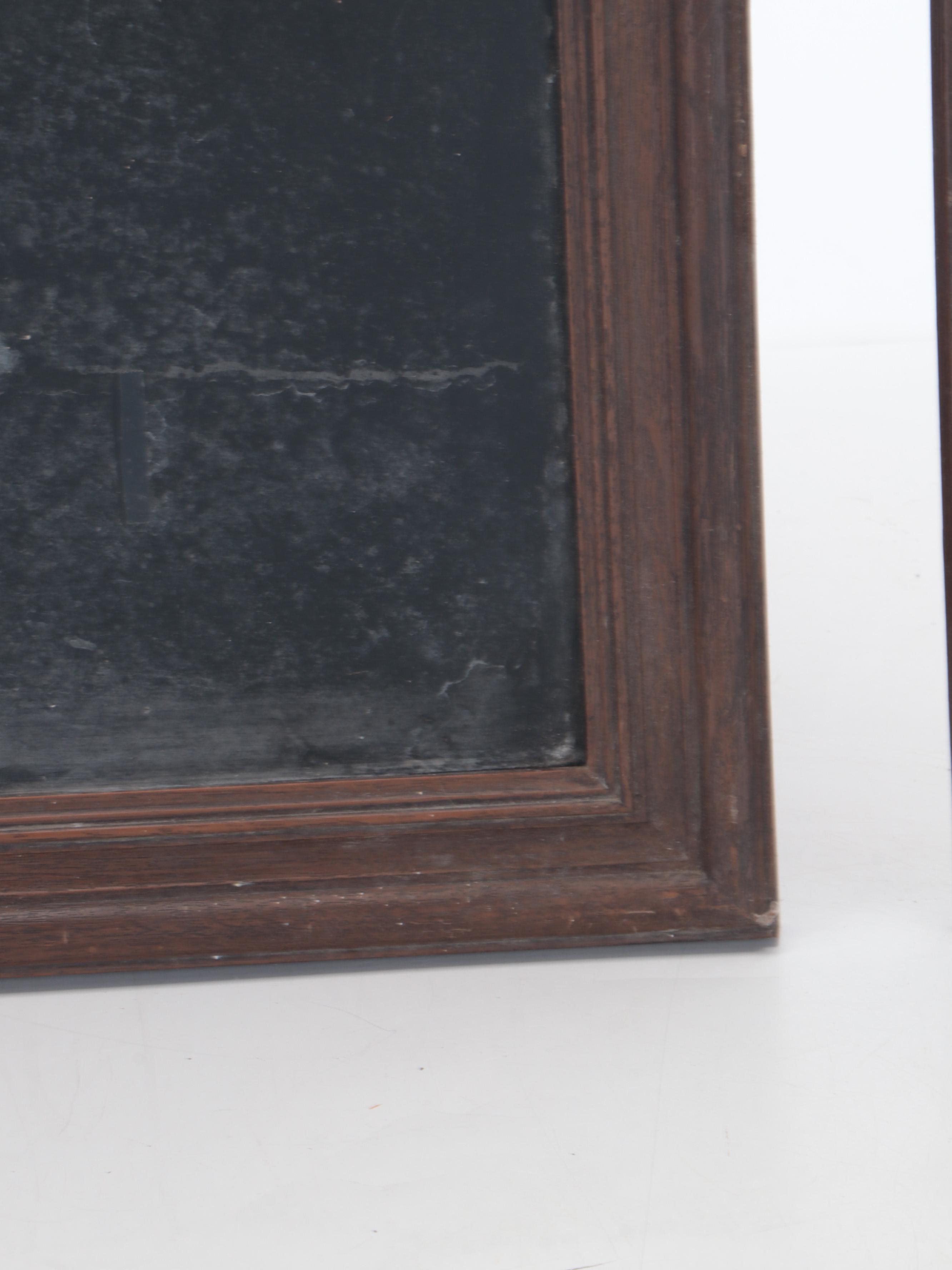 Bud Light and Budweiser Wood-Framed Advertising Bar Mirrors, 1980s