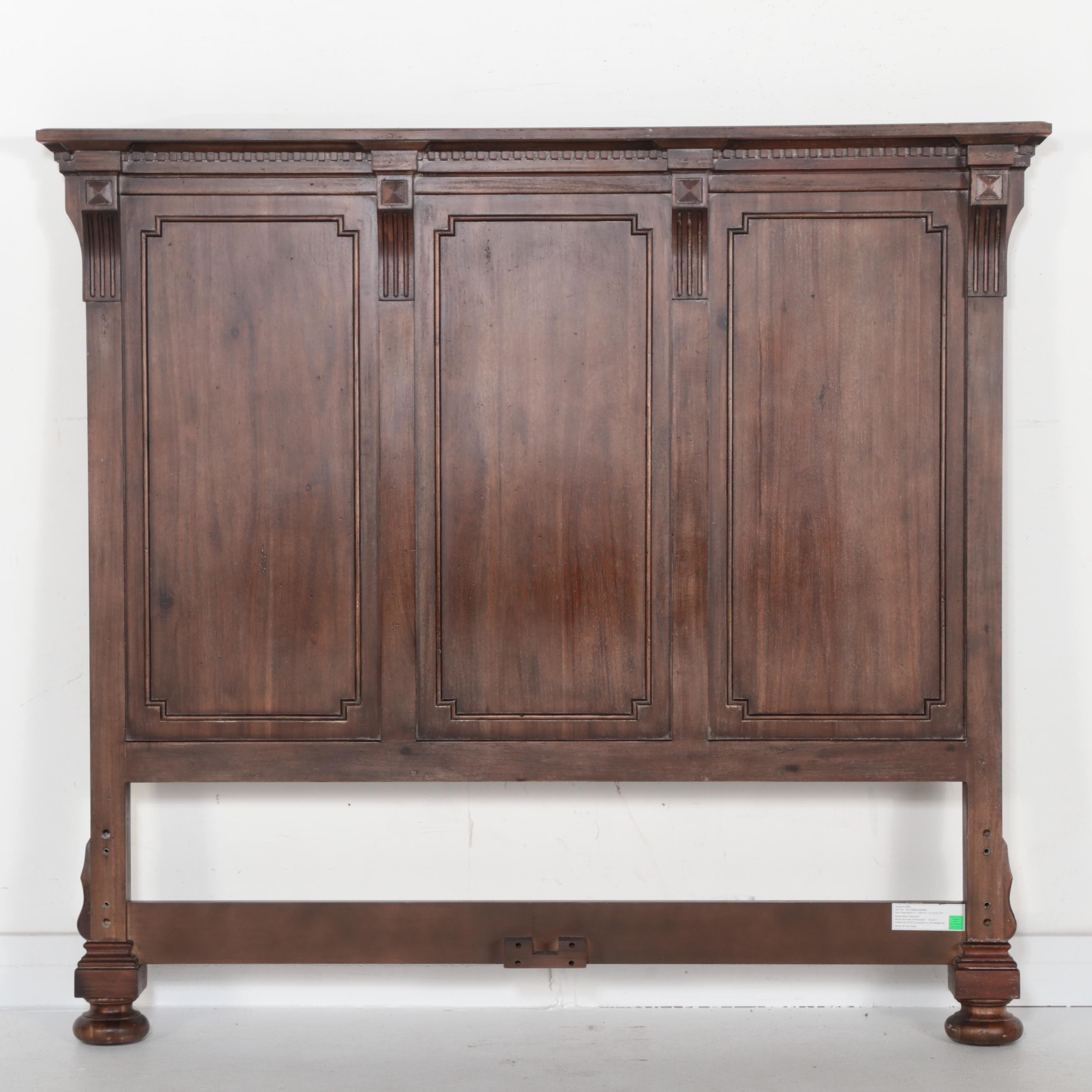 Restoration Hardware "St. James" Queen Panel Bed Frame