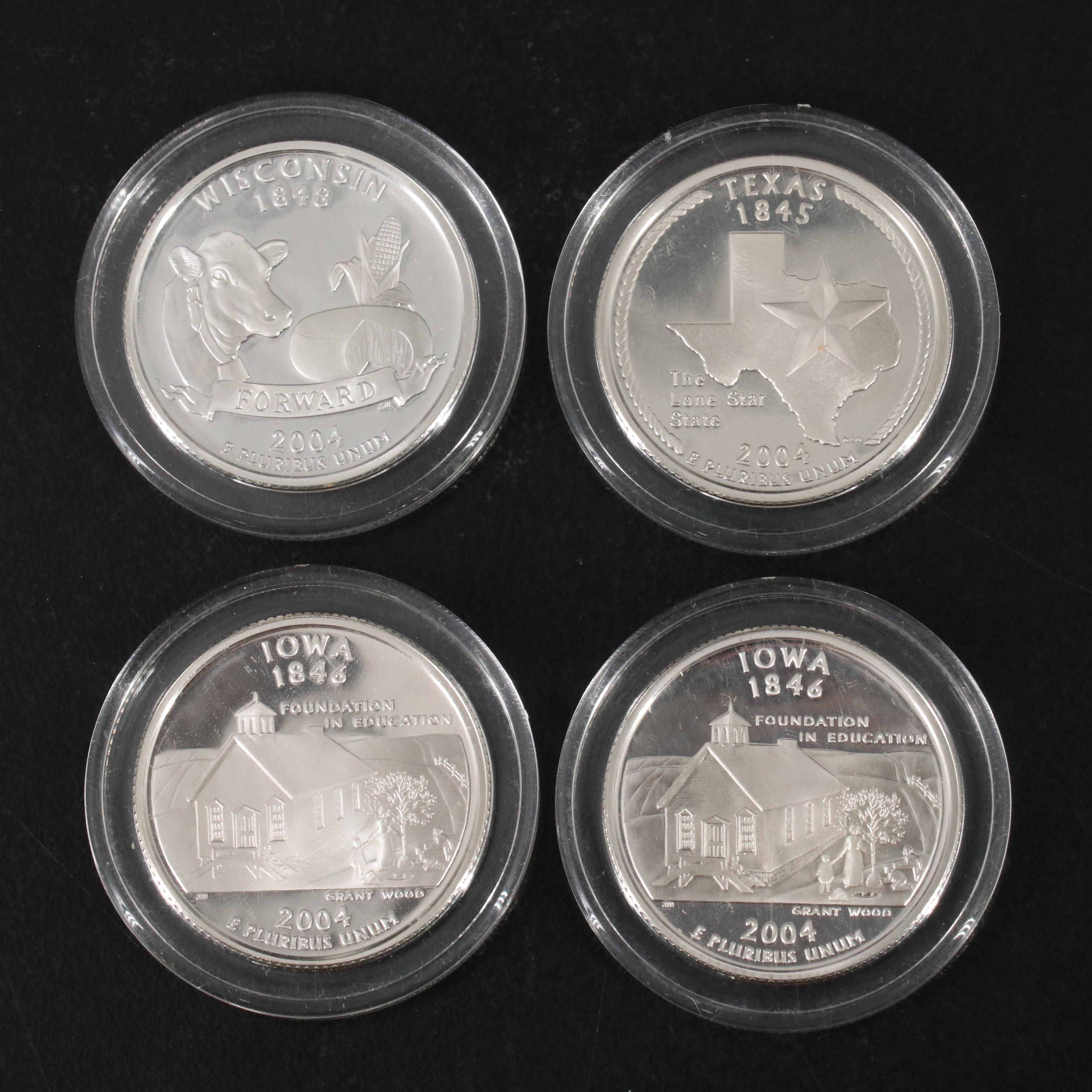 Complete Collection of  Fifty-Nine State and Territories Silver Quarter Proofs