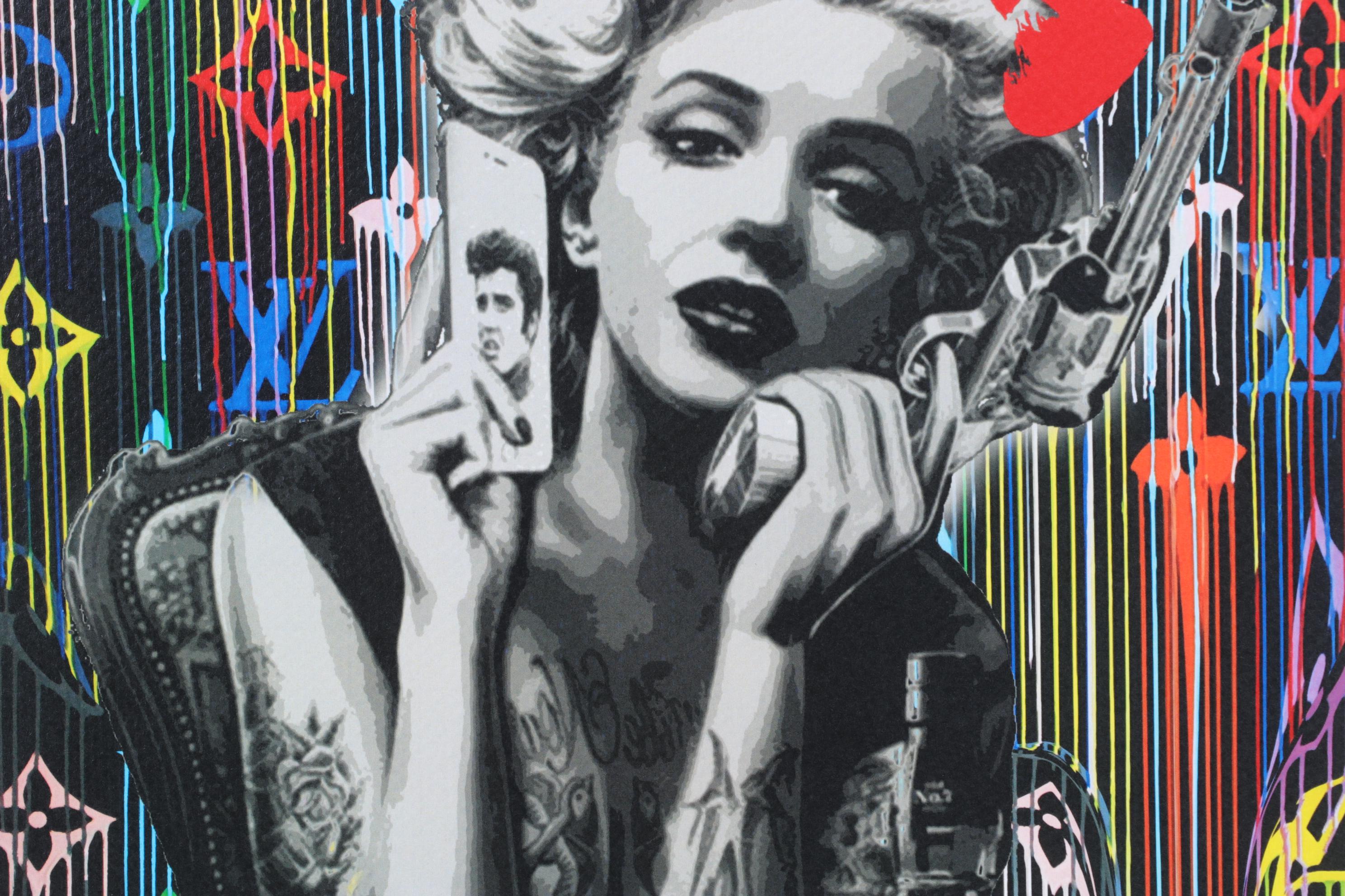 Death NYC Pop Art Graphic Print Featuring Marilyn Monroe, 2023