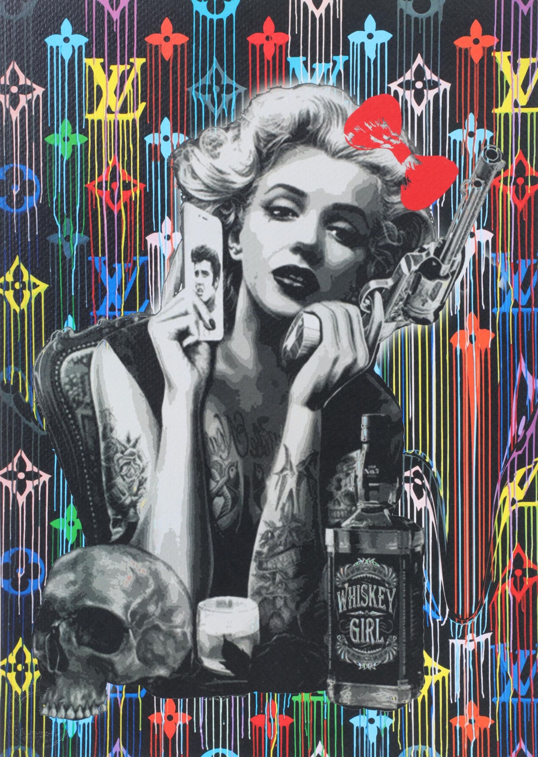 Death NYC Pop Art Graphic Print Featuring Marilyn Monroe, 2023