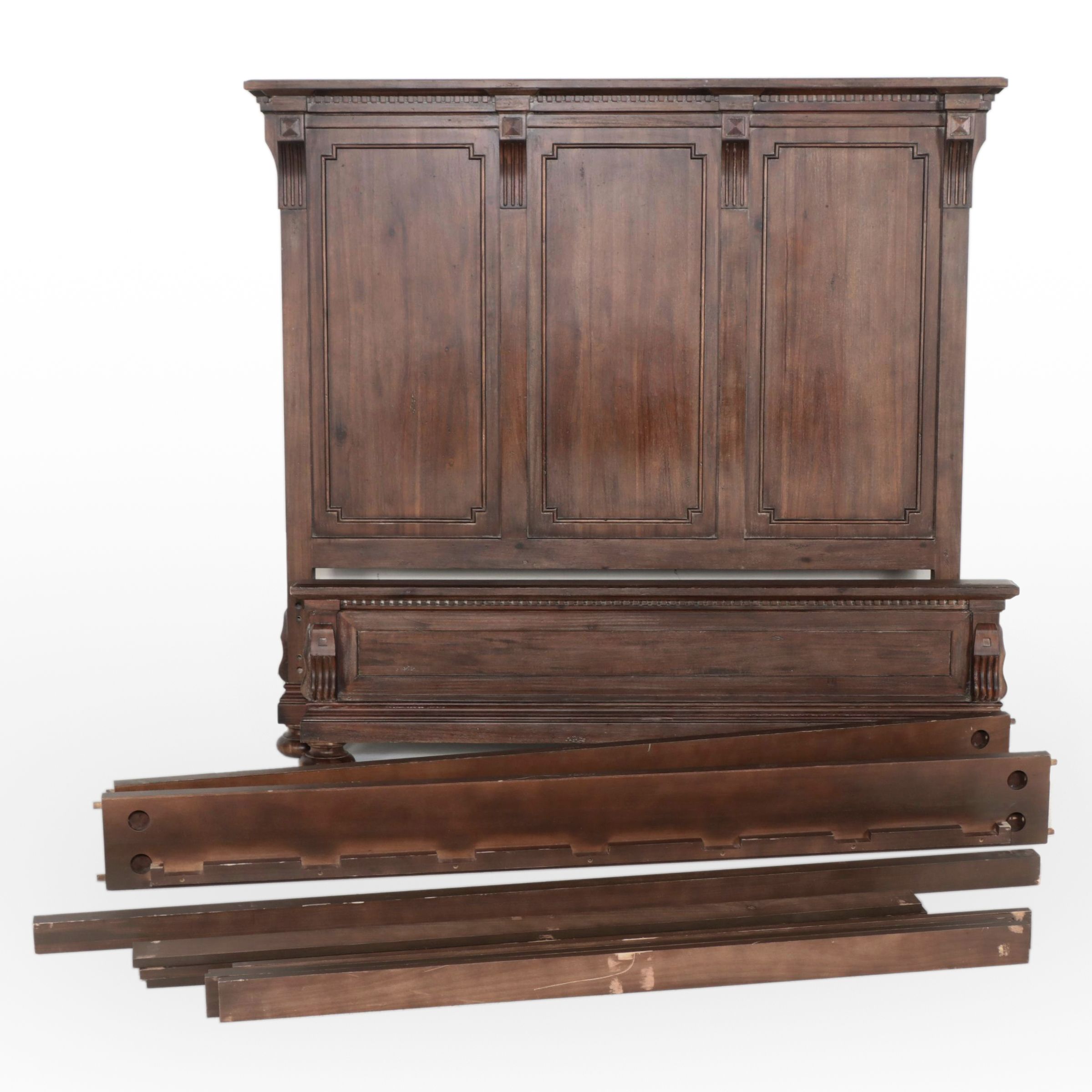 Restoration Hardware "St. James" Queen Panel Bed Frame