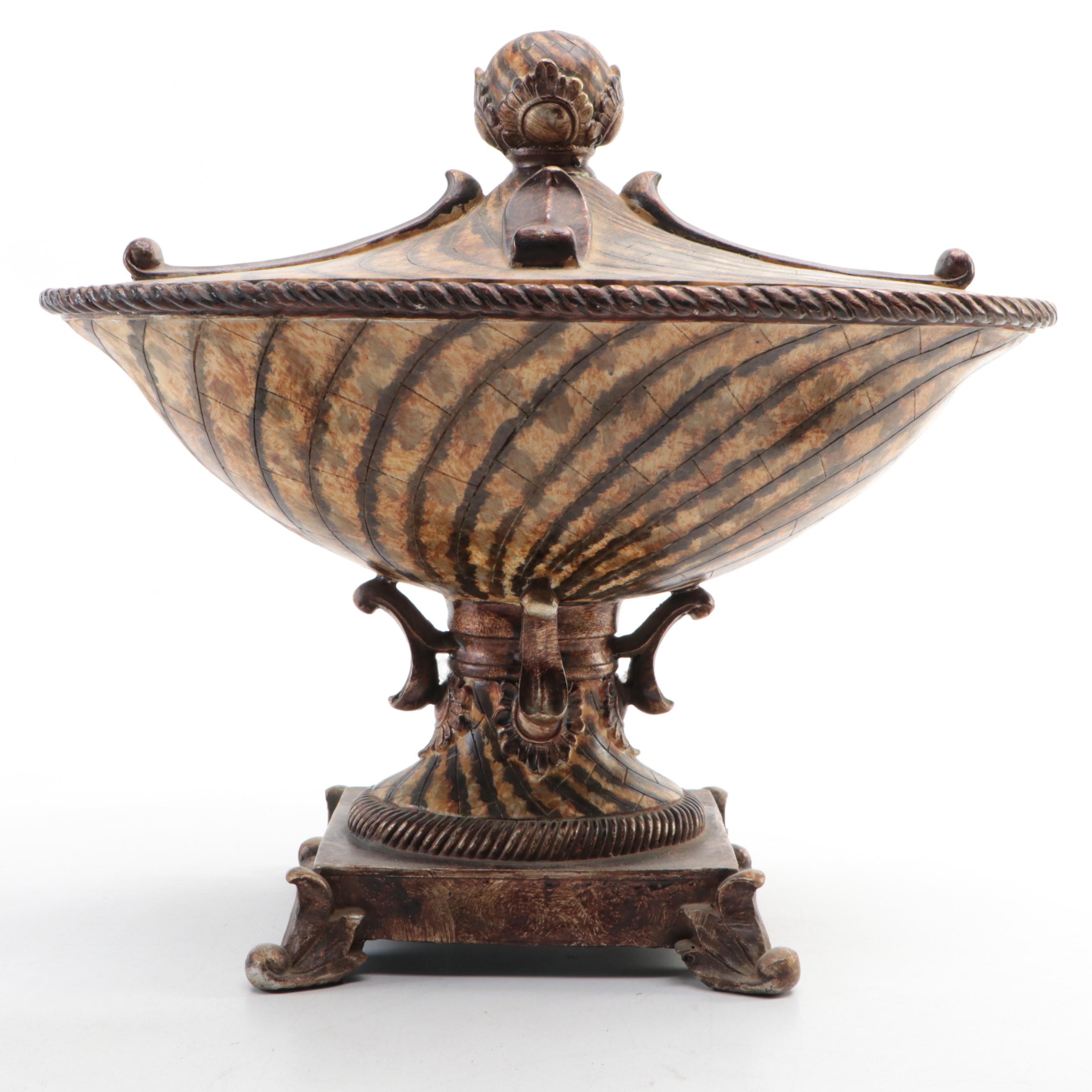 Earthenware "Treats' Dog Cookie Jar, David's Cookie Jar & Resin Lidded Compote