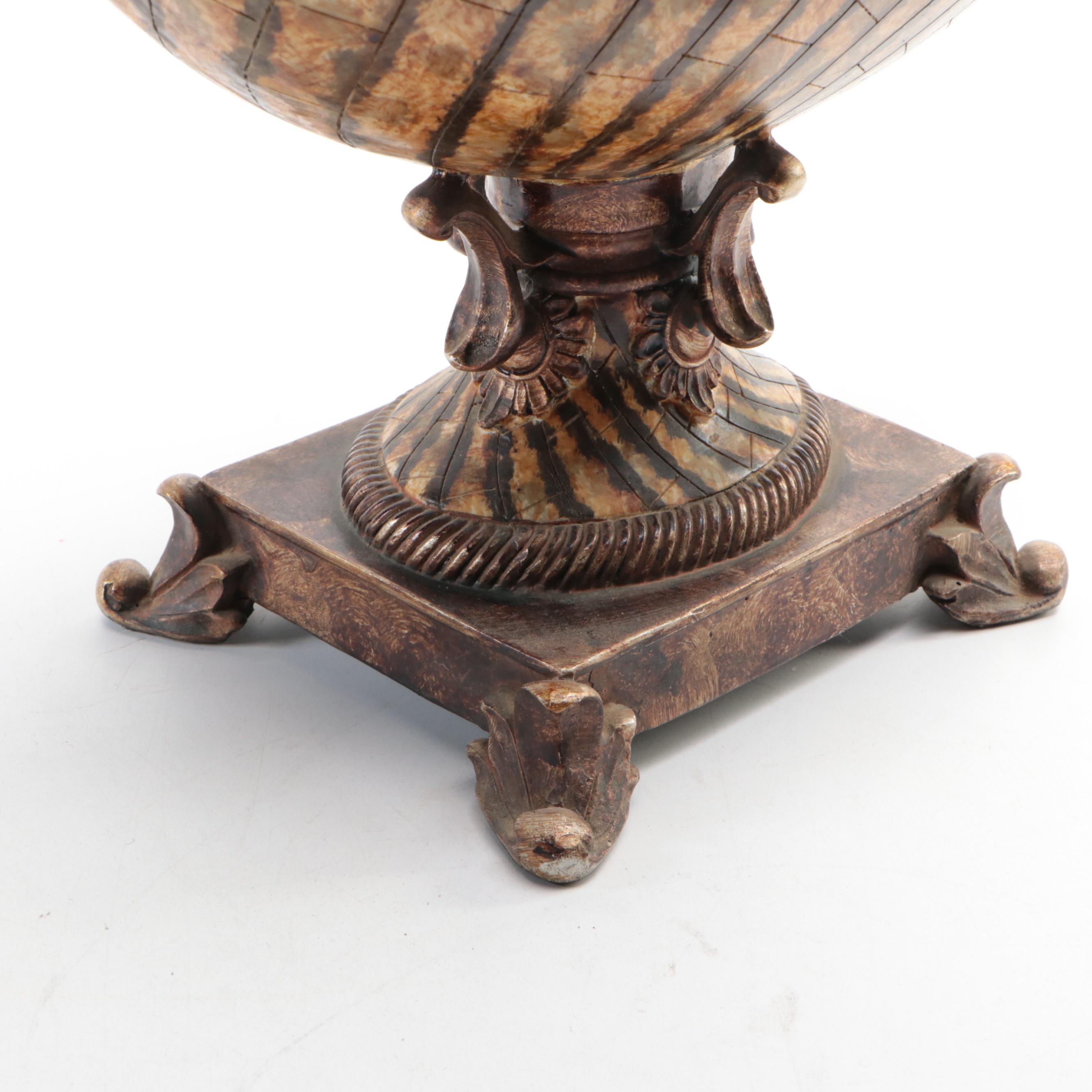 Earthenware "Treats' Dog Cookie Jar, David's Cookie Jar & Resin Lidded Compote