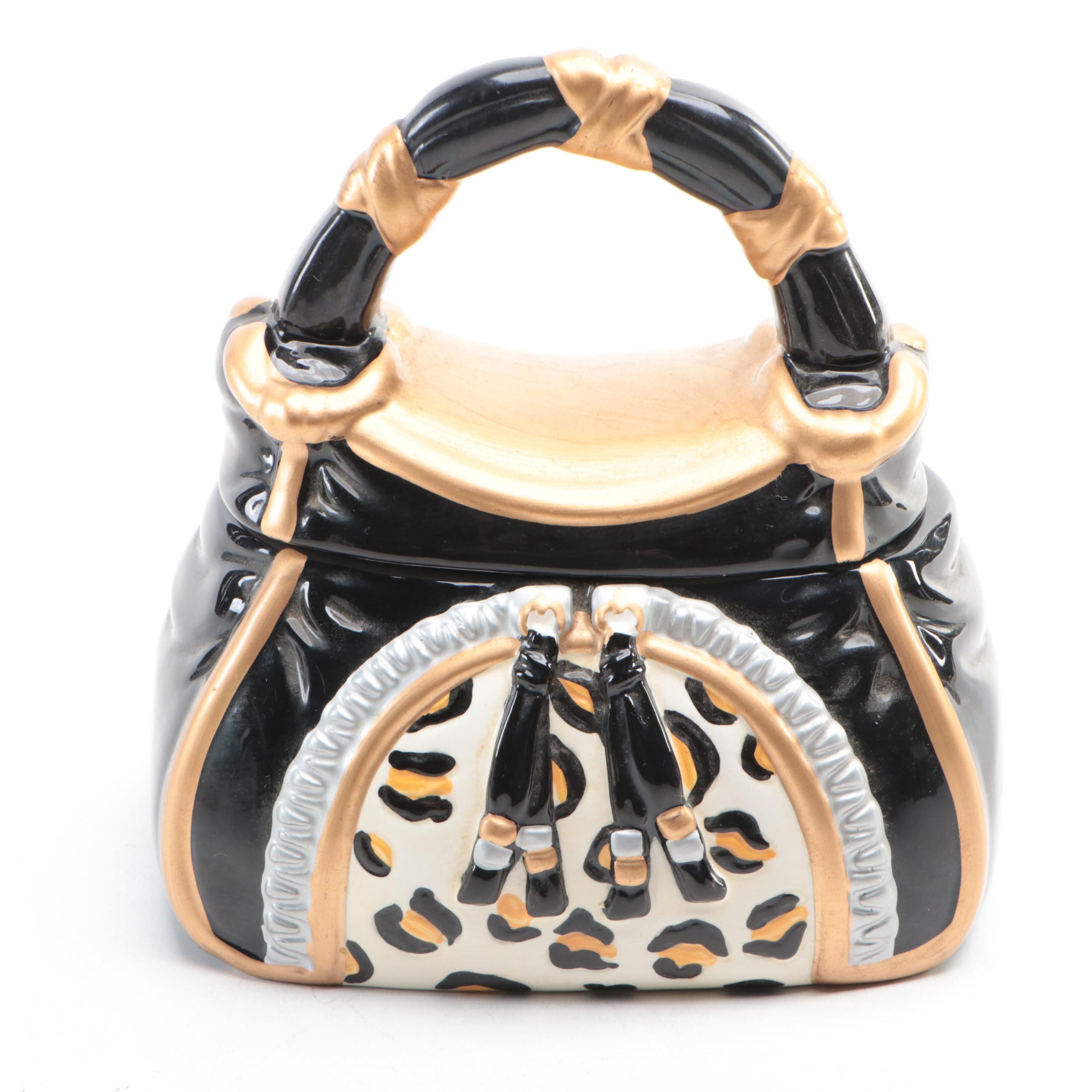 Earthenware "Treats' Dog Cookie Jar, David's Cookie Jar & Resin Lidded Compote