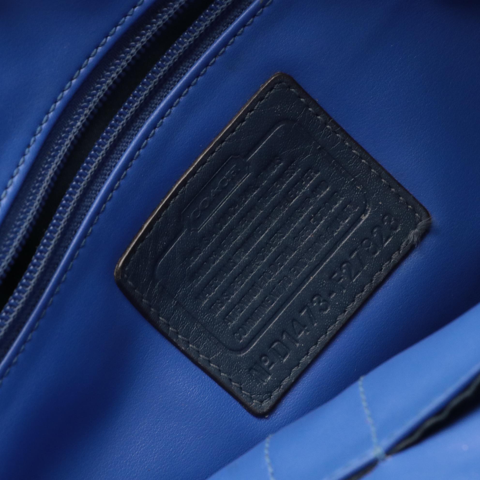 Coach Charlie Tote in Leather & Alexandra Two-Way Croc Embossed Shoulder Bag