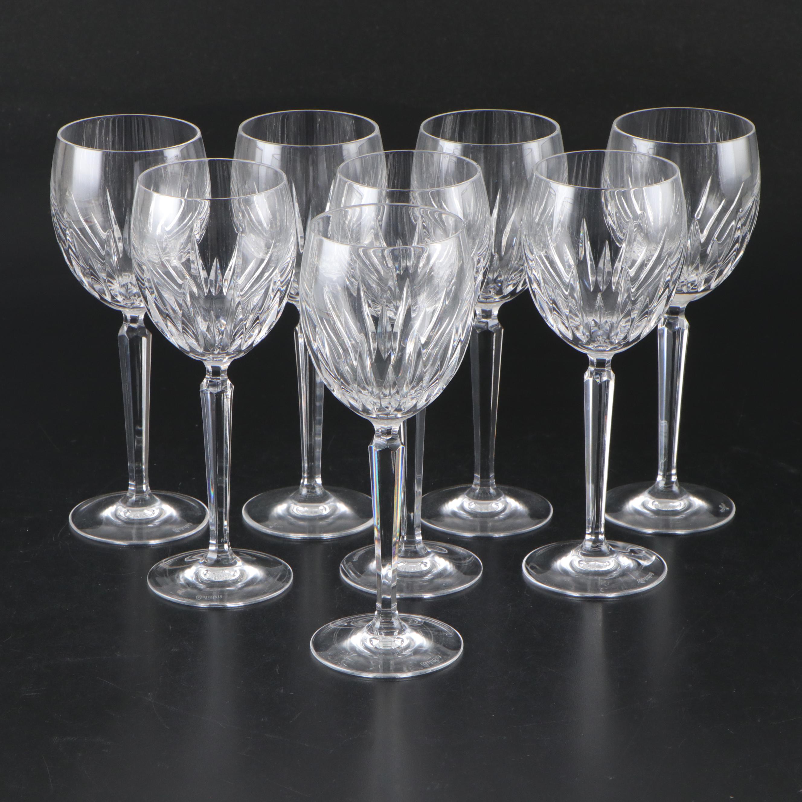 Waterford "Wynnewood" Crystal White Wine Glasses