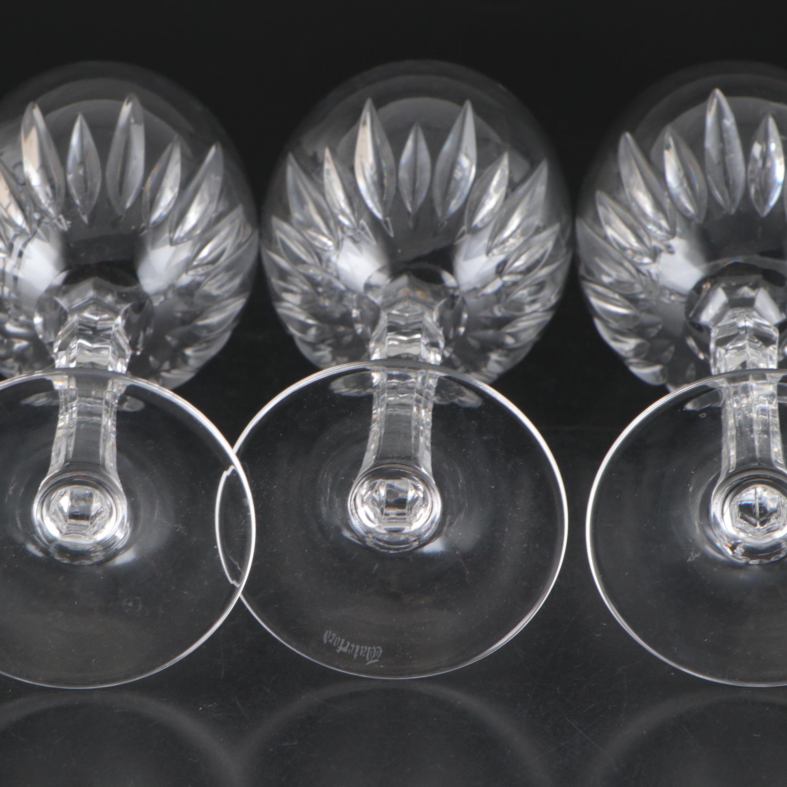 Waterford "Wynnewood" Crystal White Wine Glasses