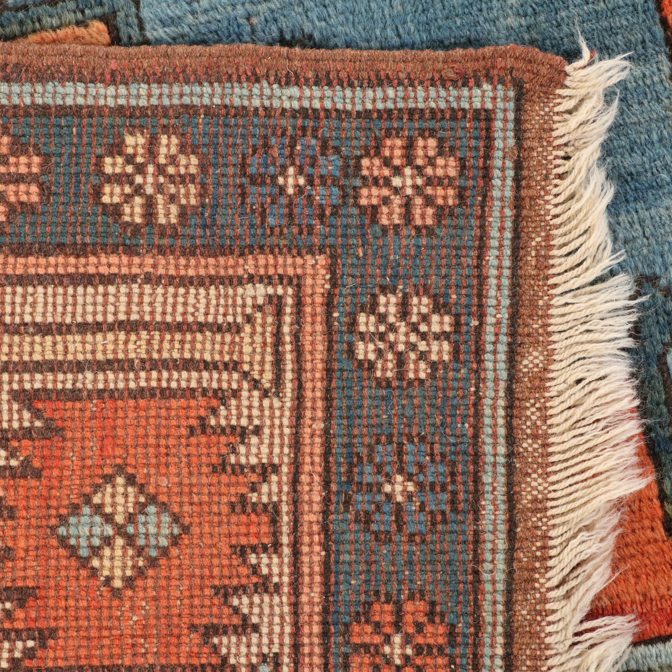 7'11 x 10'7 Hand-Knotted Caucasian Kazak Area Rug