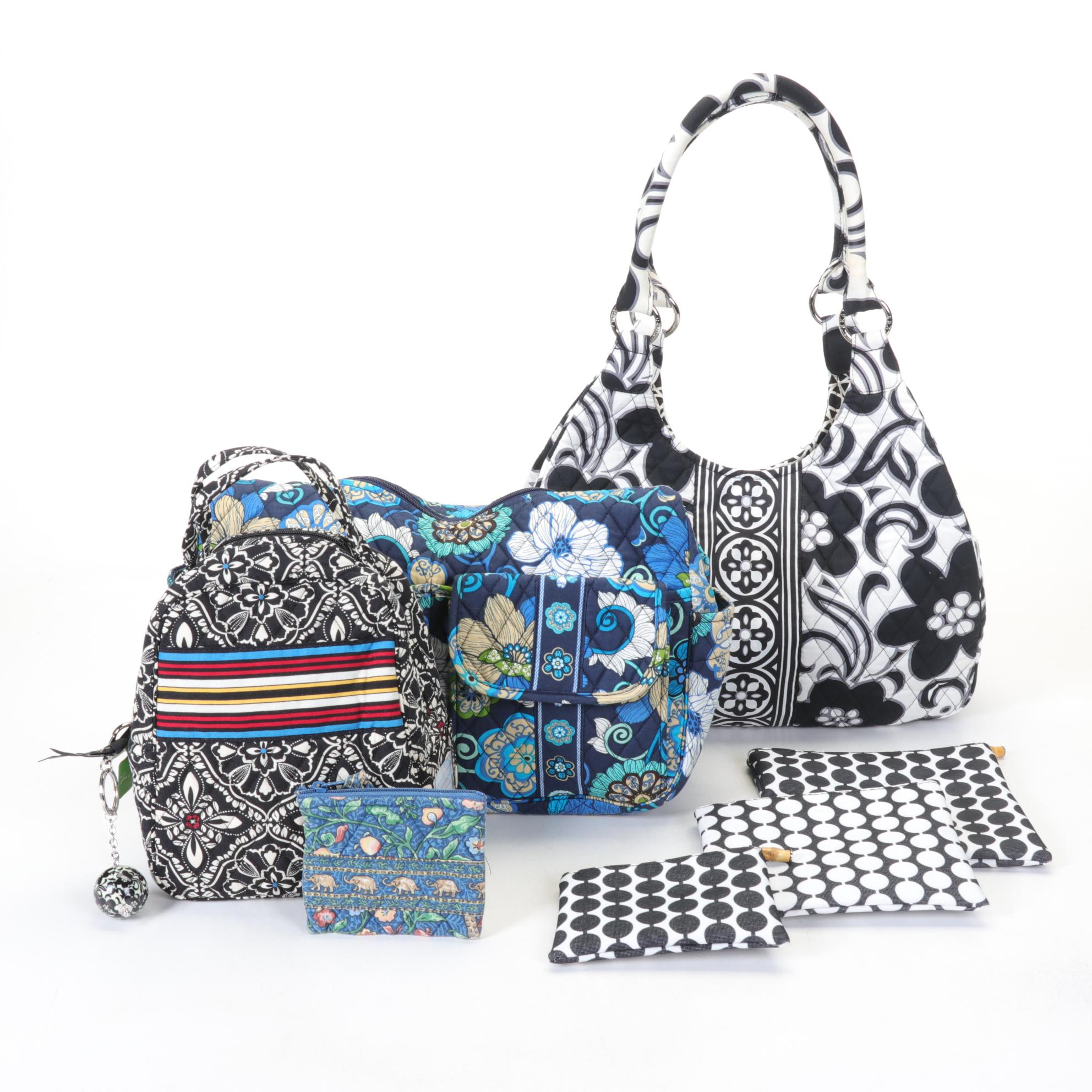 Vera Bradley Bags and Wallet Featuring "Alice Barcelona" Lunch Tote