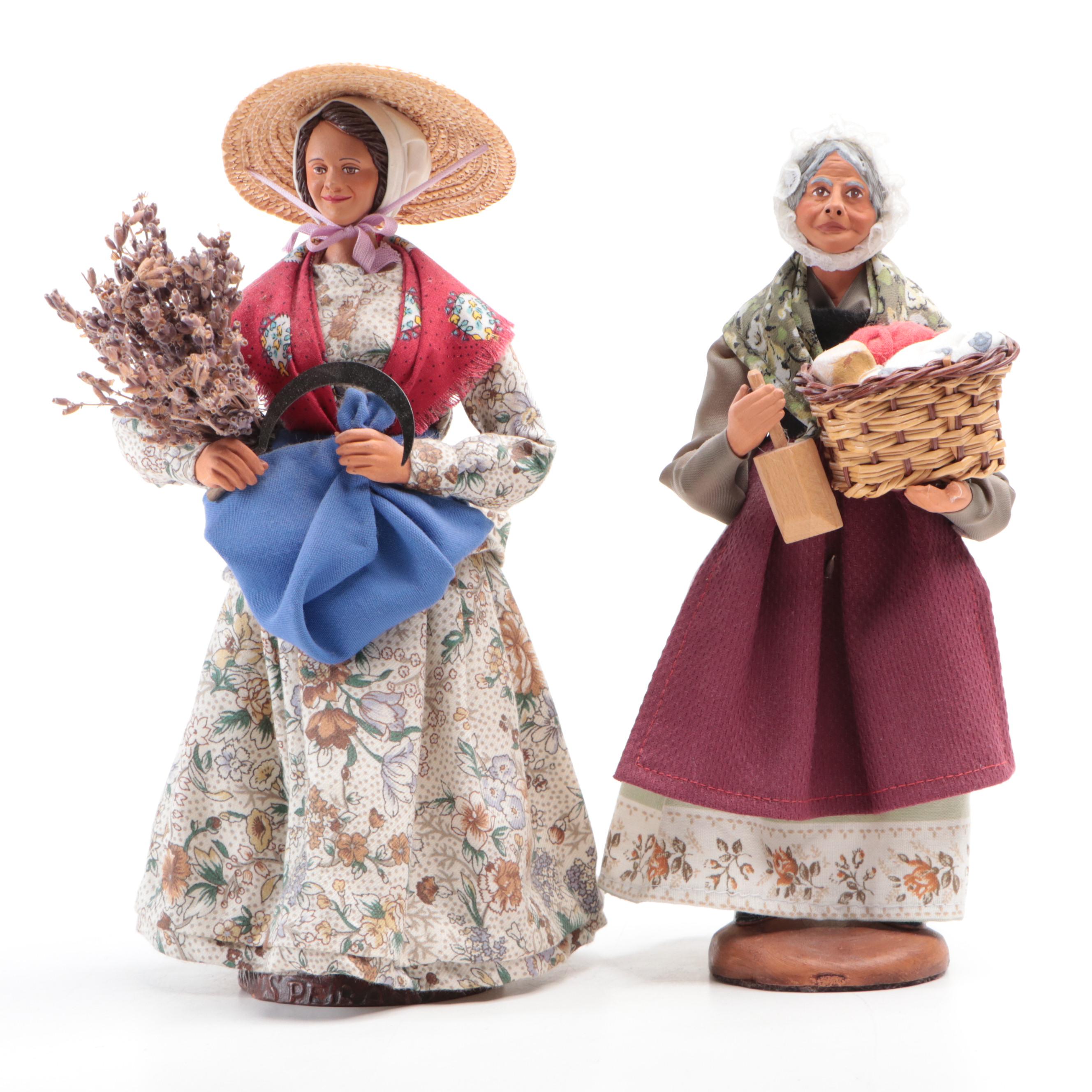 French Santos de Provence Figurines