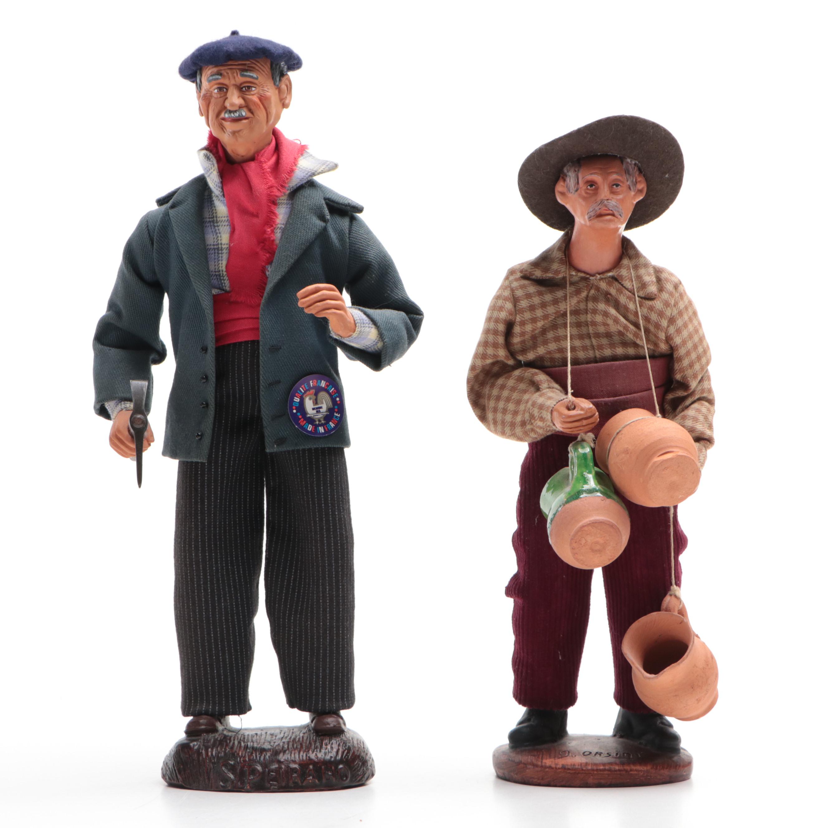 French Santos de Provence Figurines
