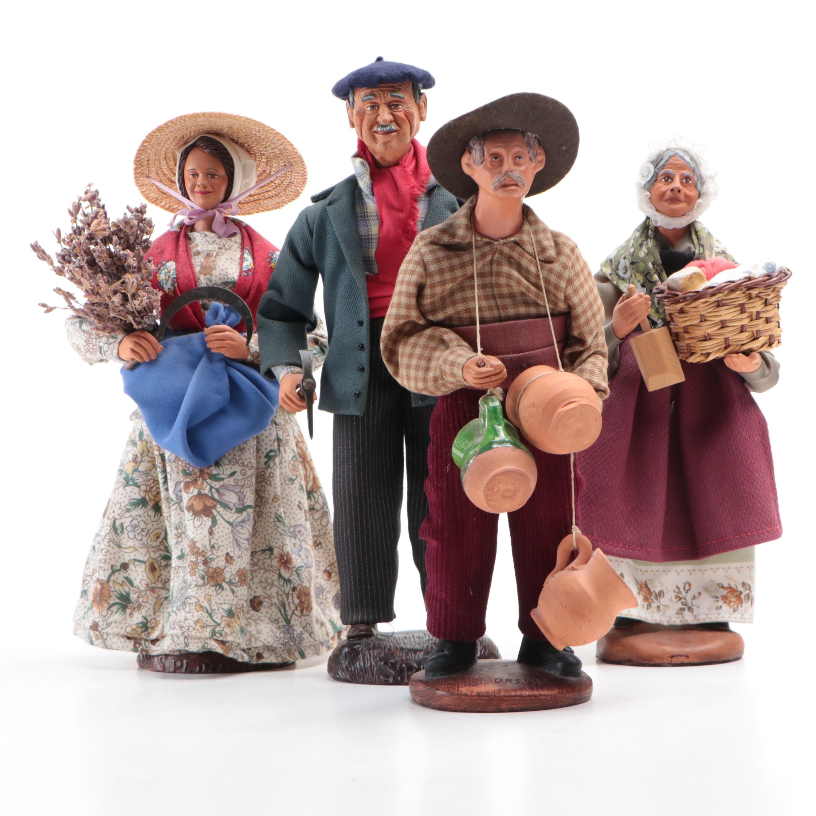 French Santos de Provence Figurines