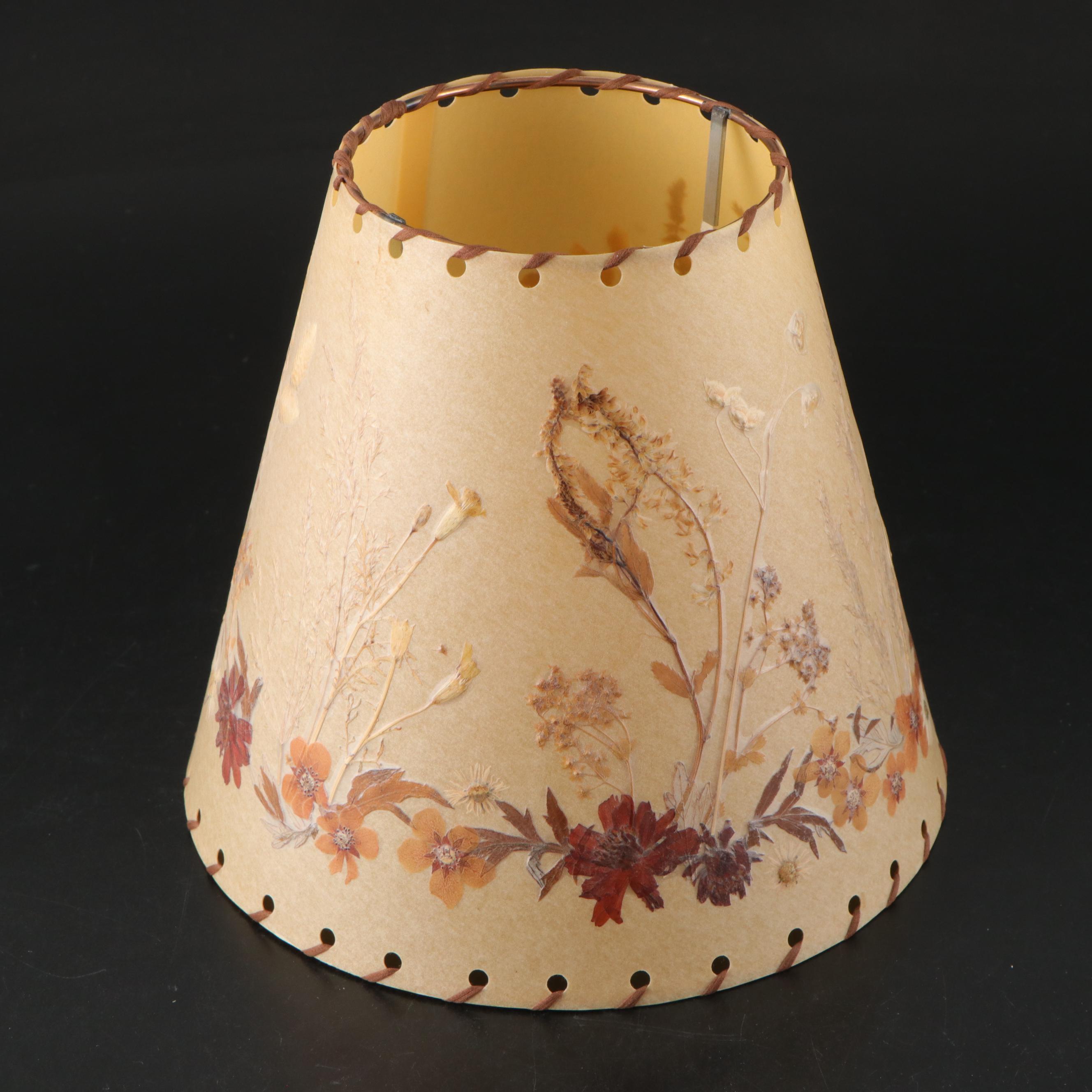 Hobnail Milk Glass Table Lamp with Embossed Ceramic Table Lamp