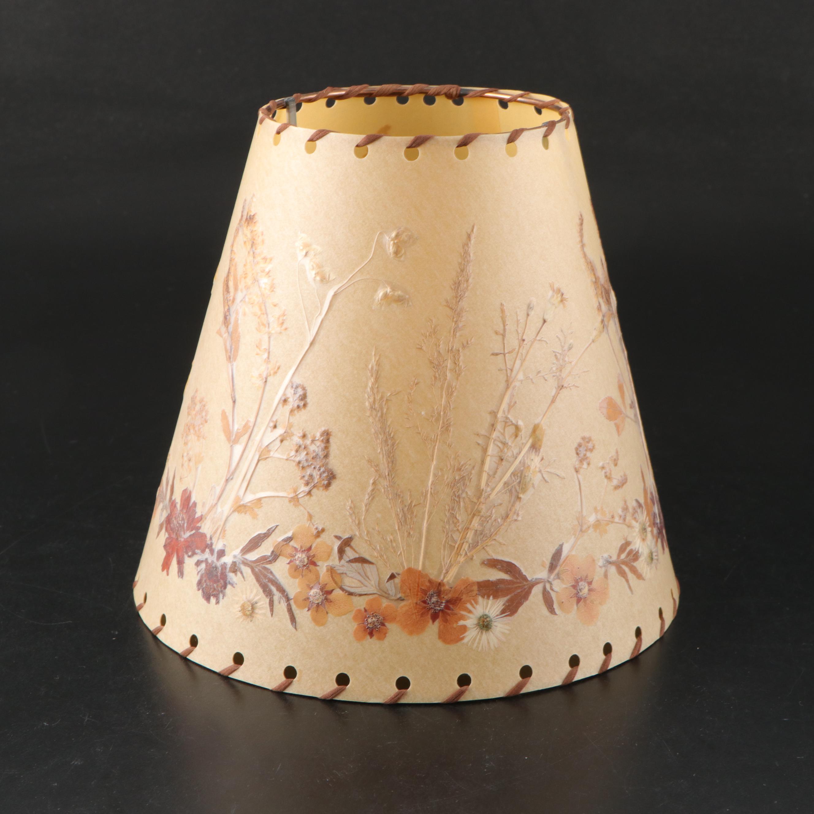 Hobnail Milk Glass Table Lamp with Embossed Ceramic Table Lamp