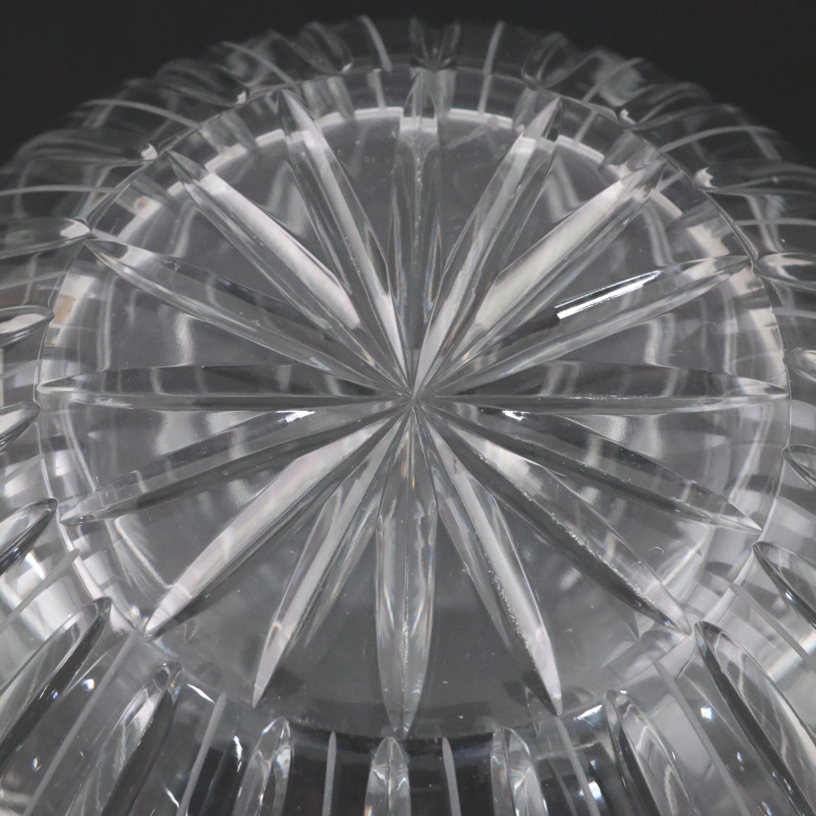 Cut Crystal Rose Bowl