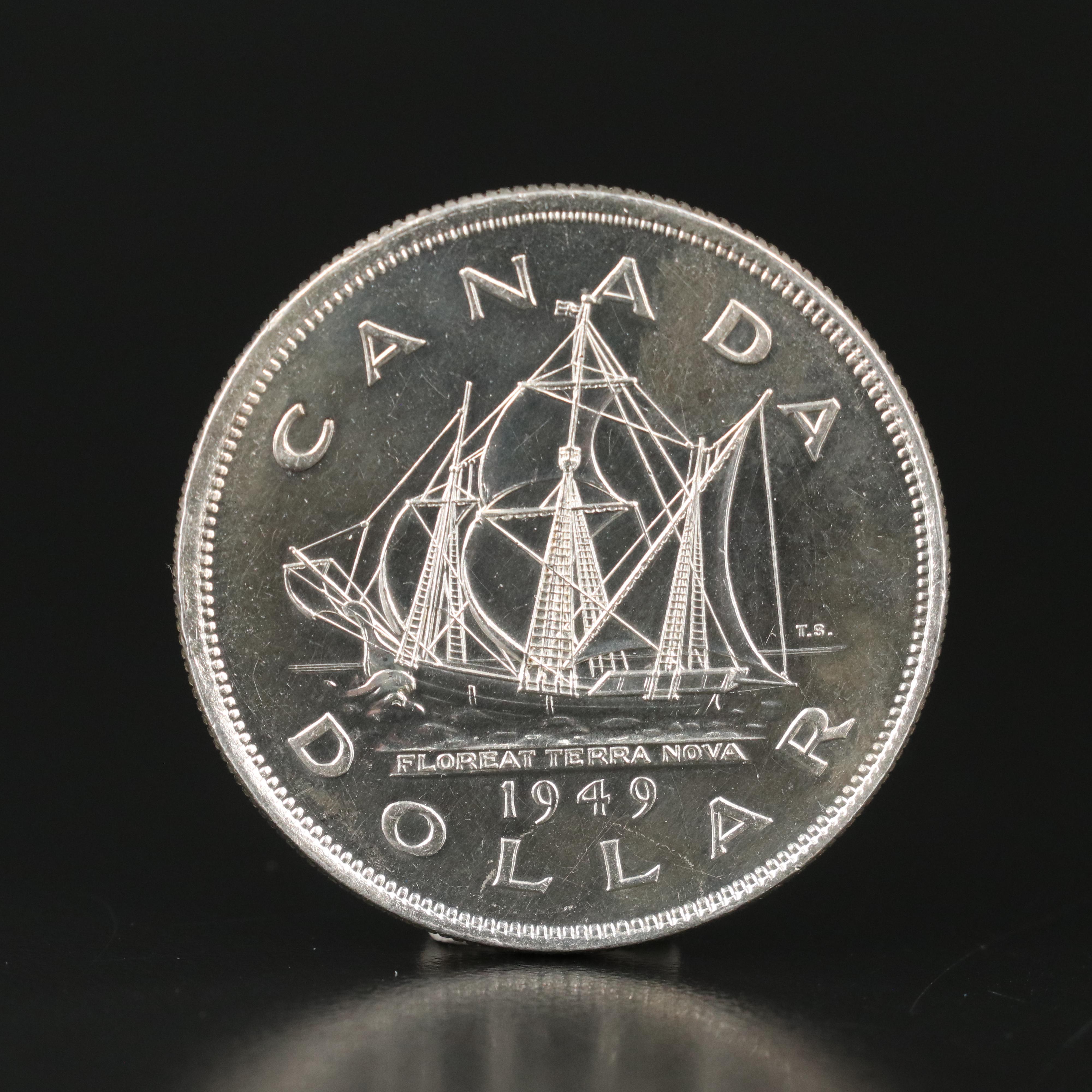 Canada 1939 and 1949 BU Dollars